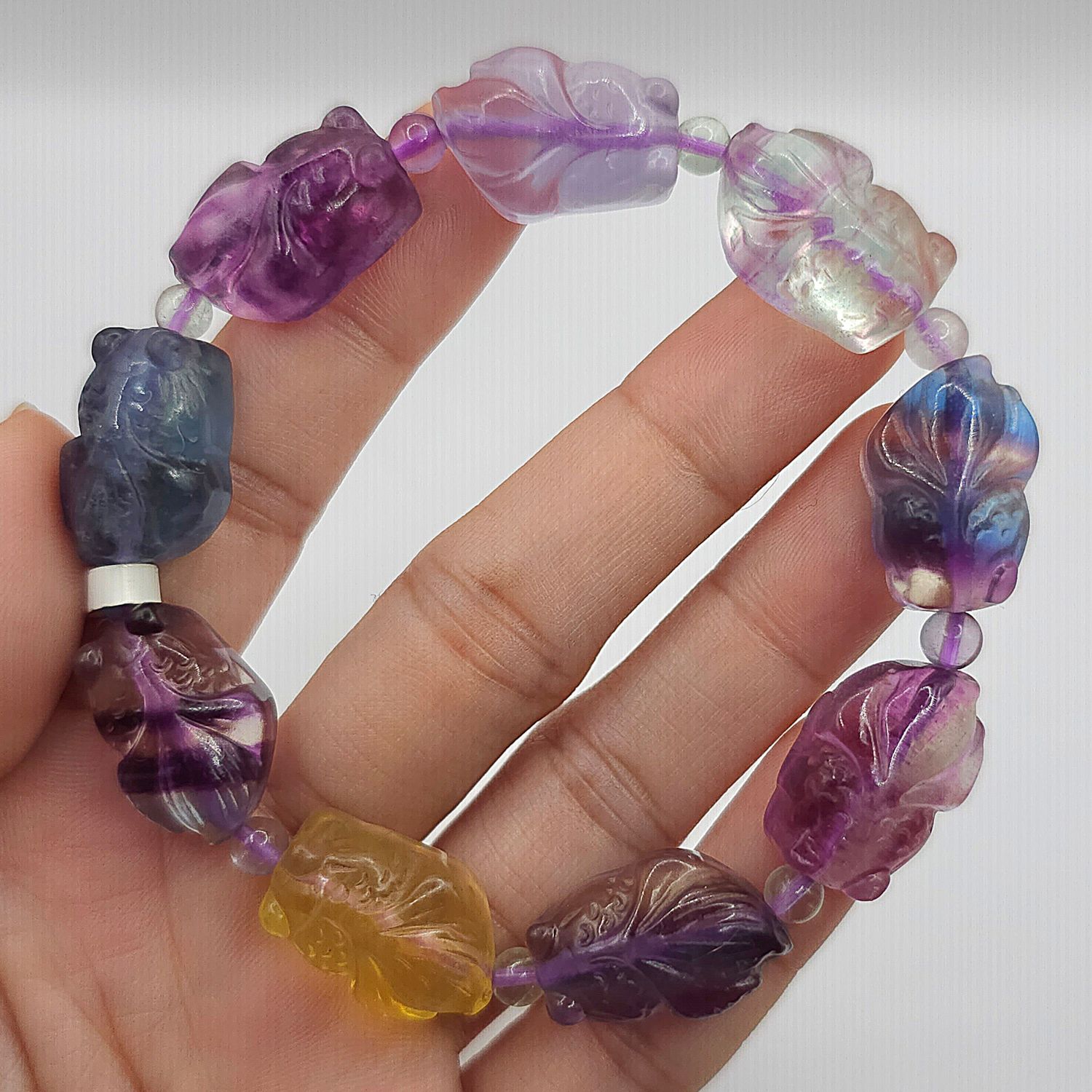 Natural Gold Fish Flourite