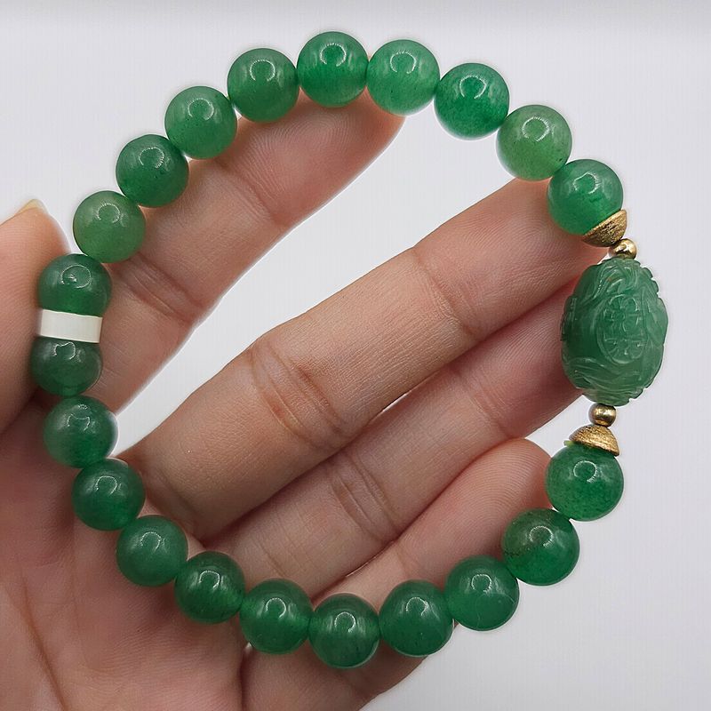 Natural Aventurine with 9 Tail Fox