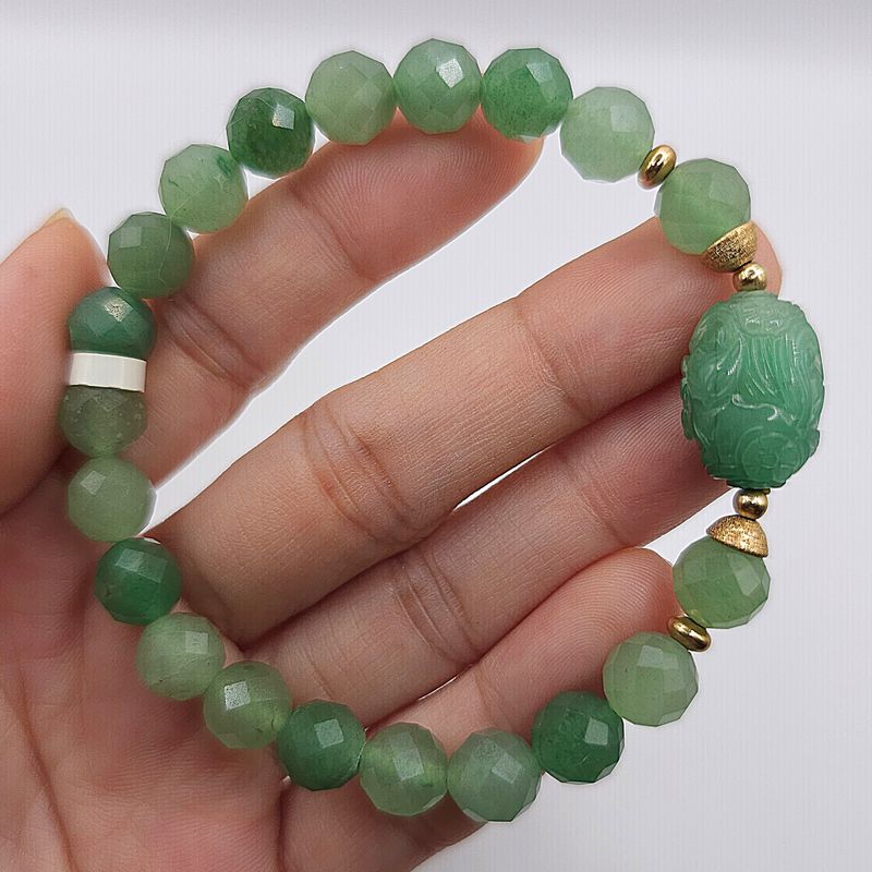 Natural Aventurine with 9 Tail Fox