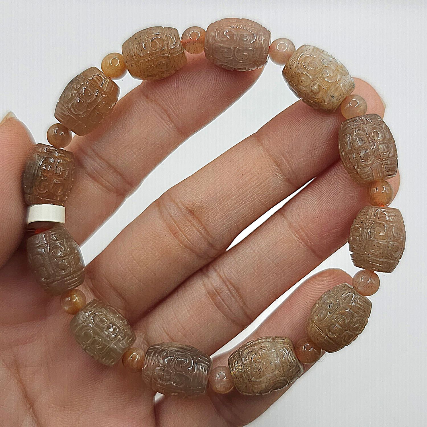 Natural Golden Black Sunstone Lucky Turn