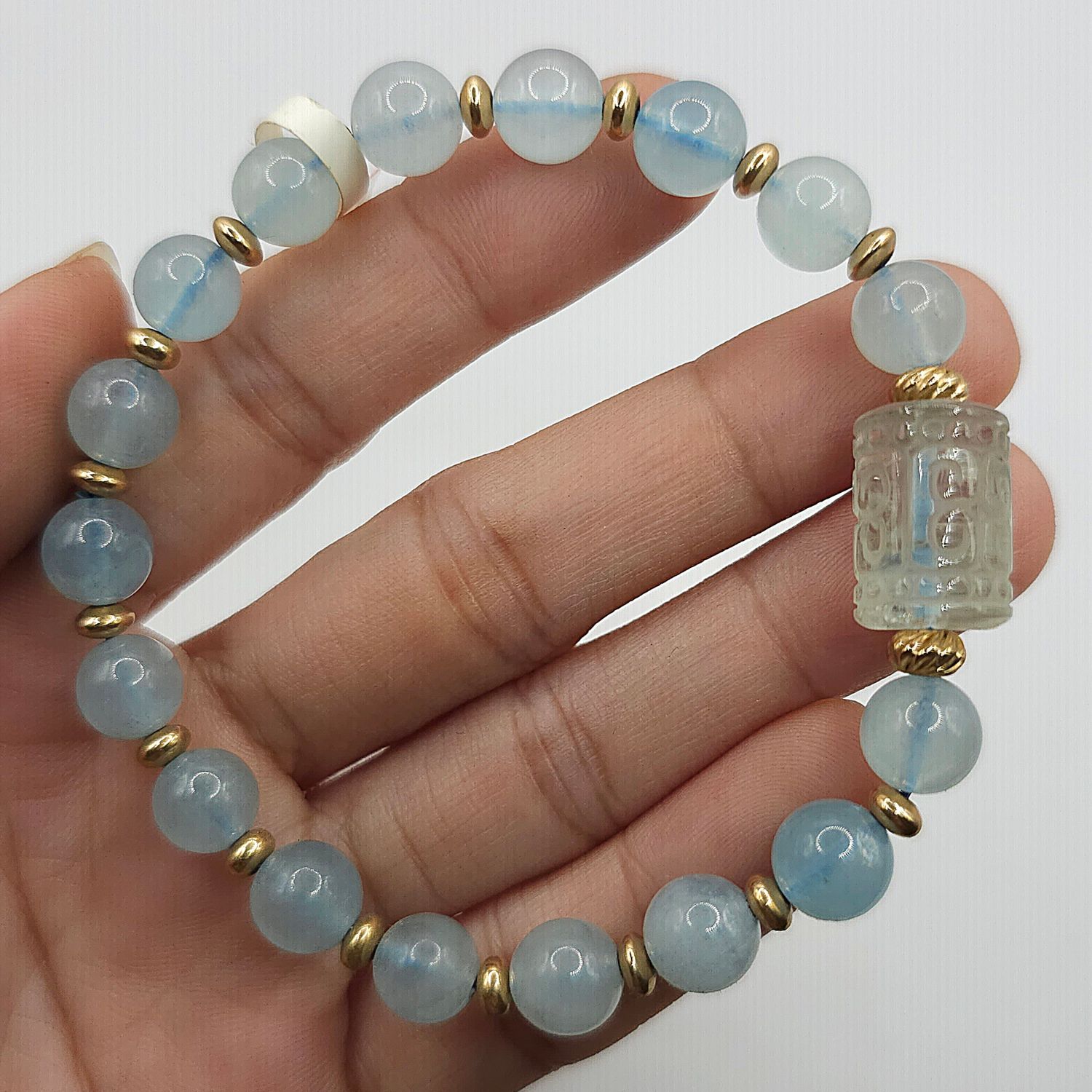 Natural Aquamarine with Lucky Turn