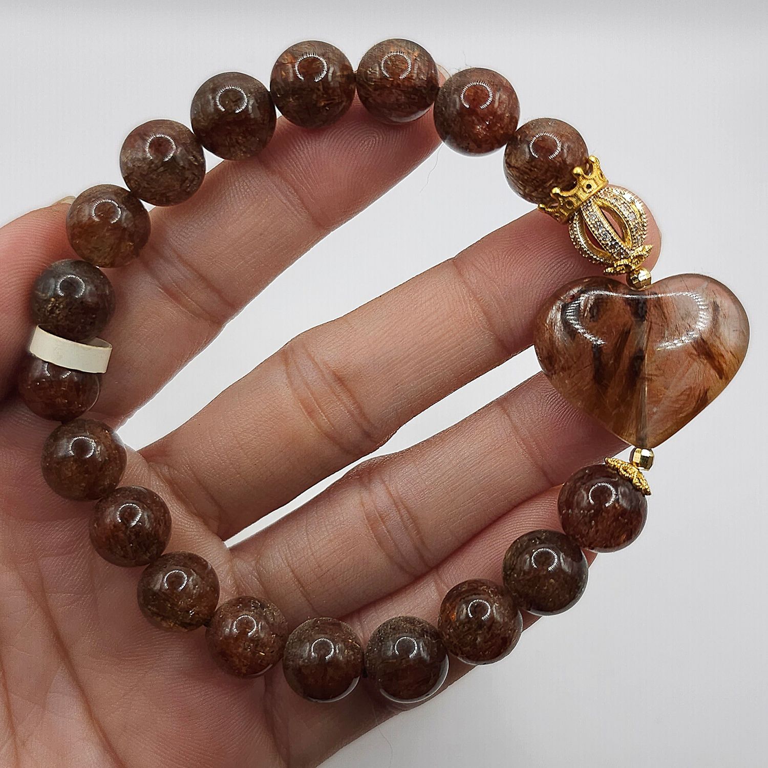 Natural Super 7 with Heart