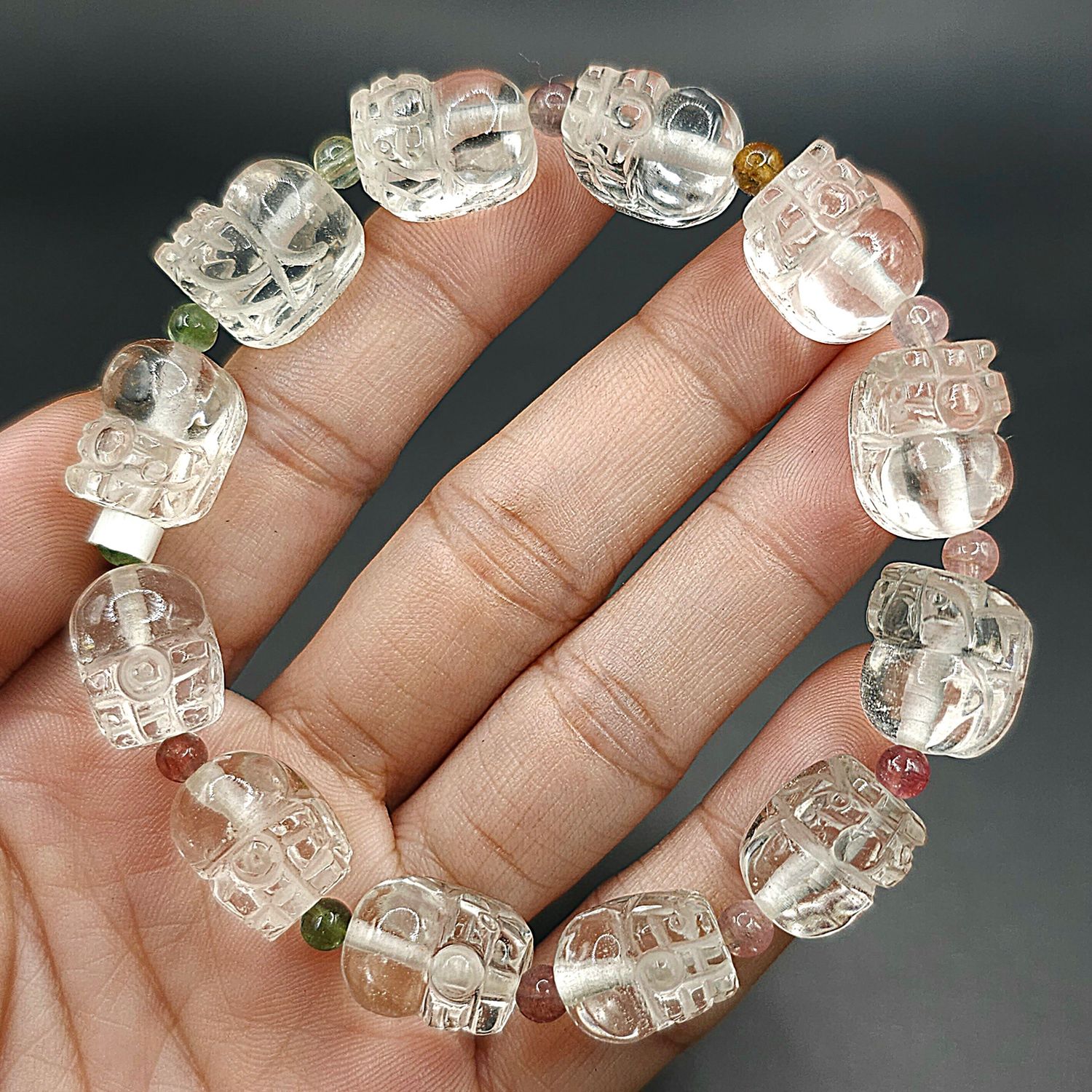 Natural Clear Quartz Pixiu