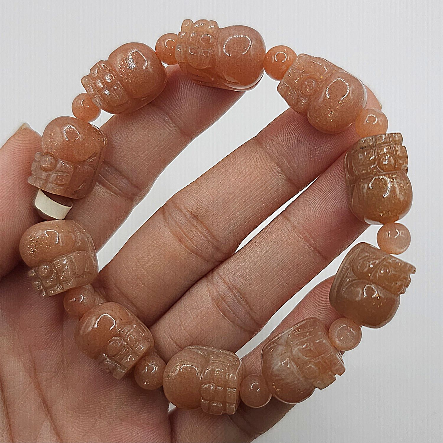 Natural Golden Sunstone Pixiu
