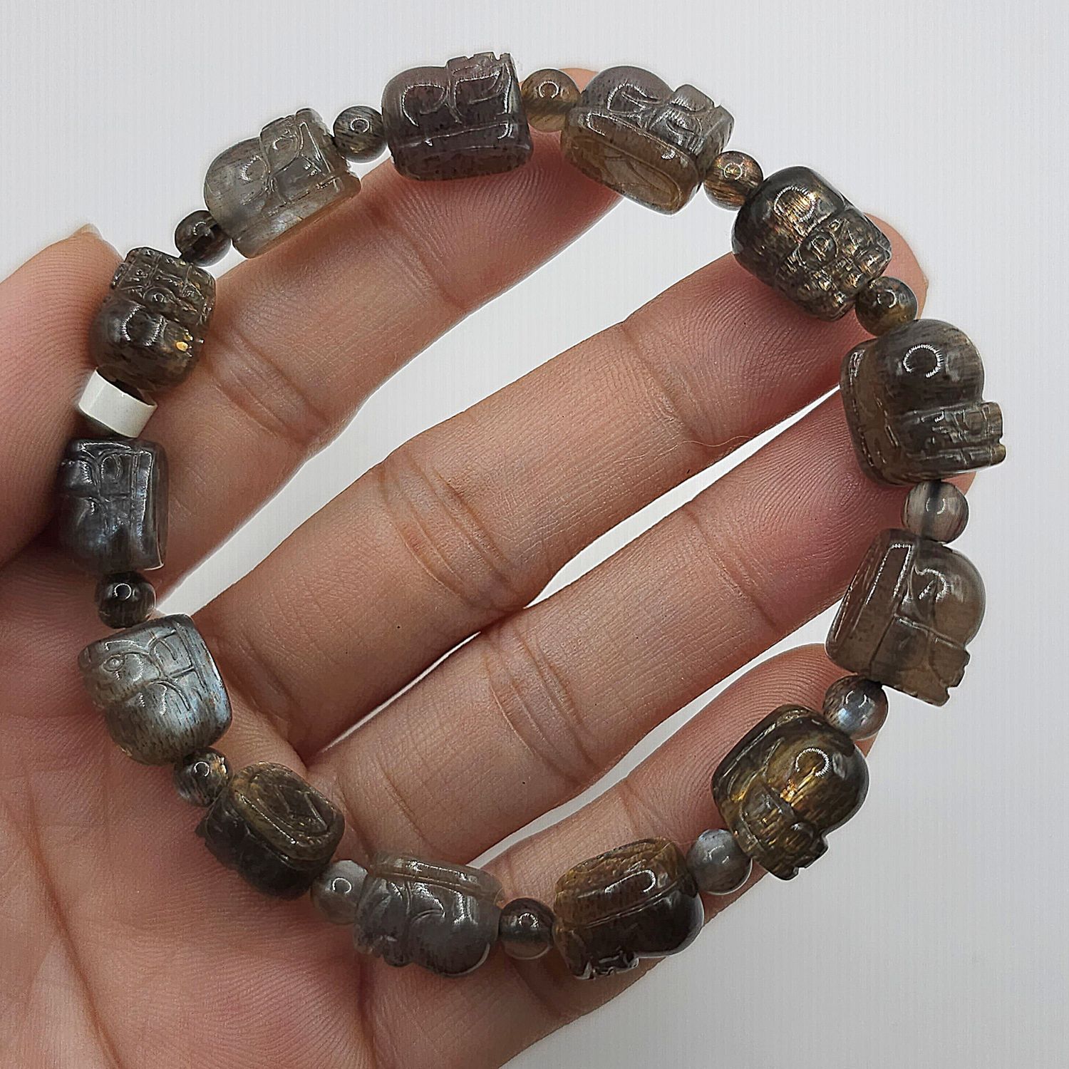 Natural Pixiu Black Sunstone