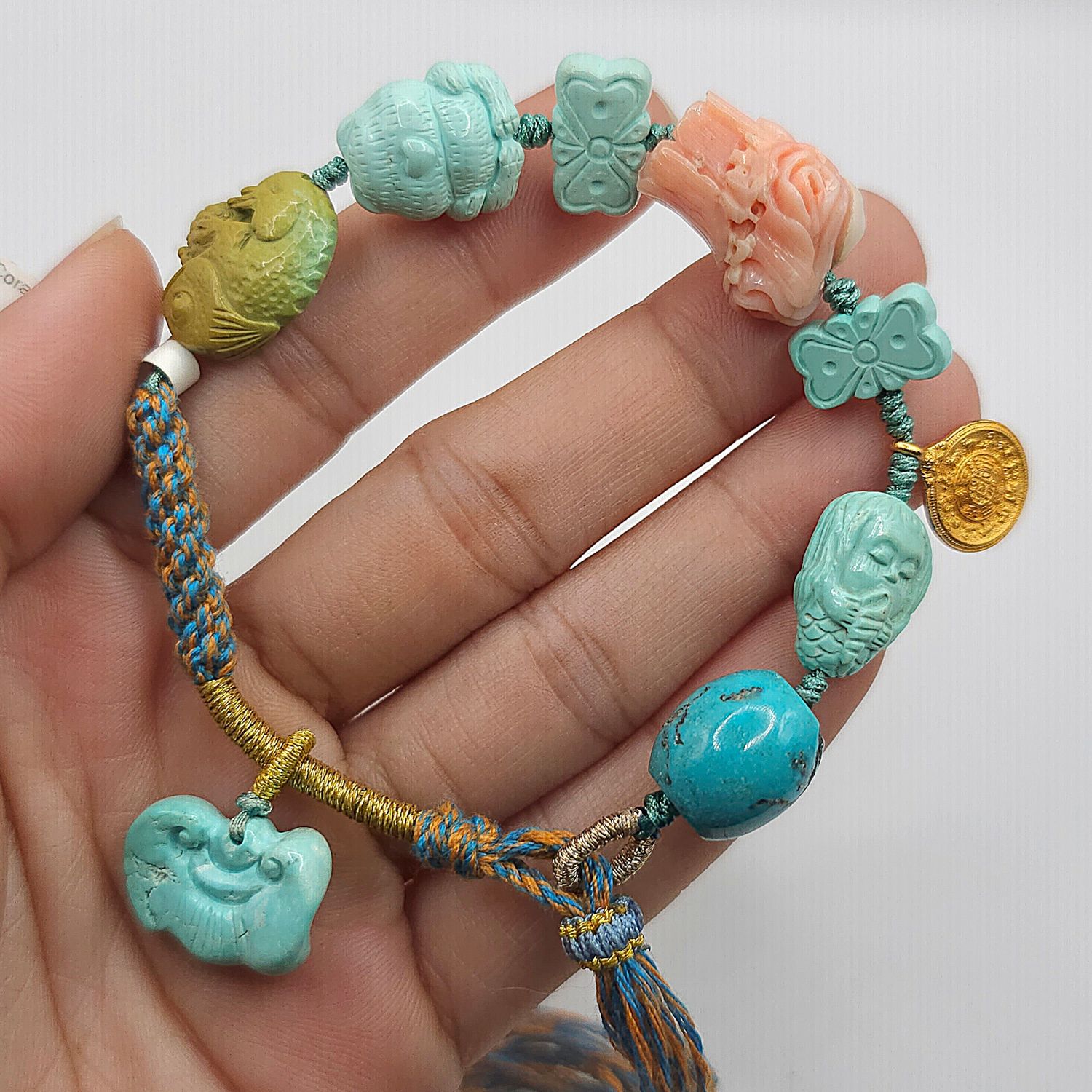 Natural Turquoise &amp; Coral