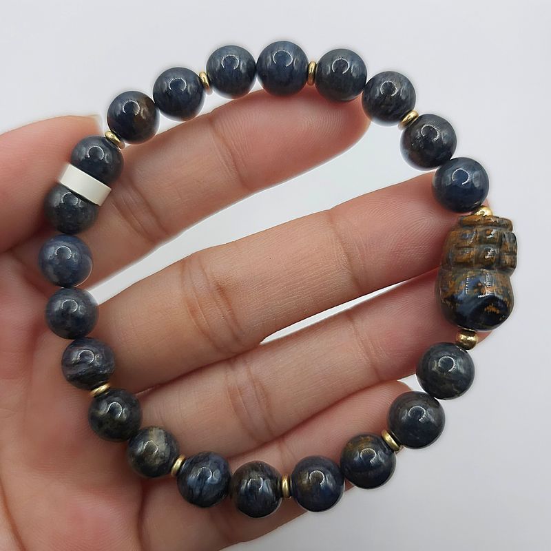 Natural Pietersite with Pixiu