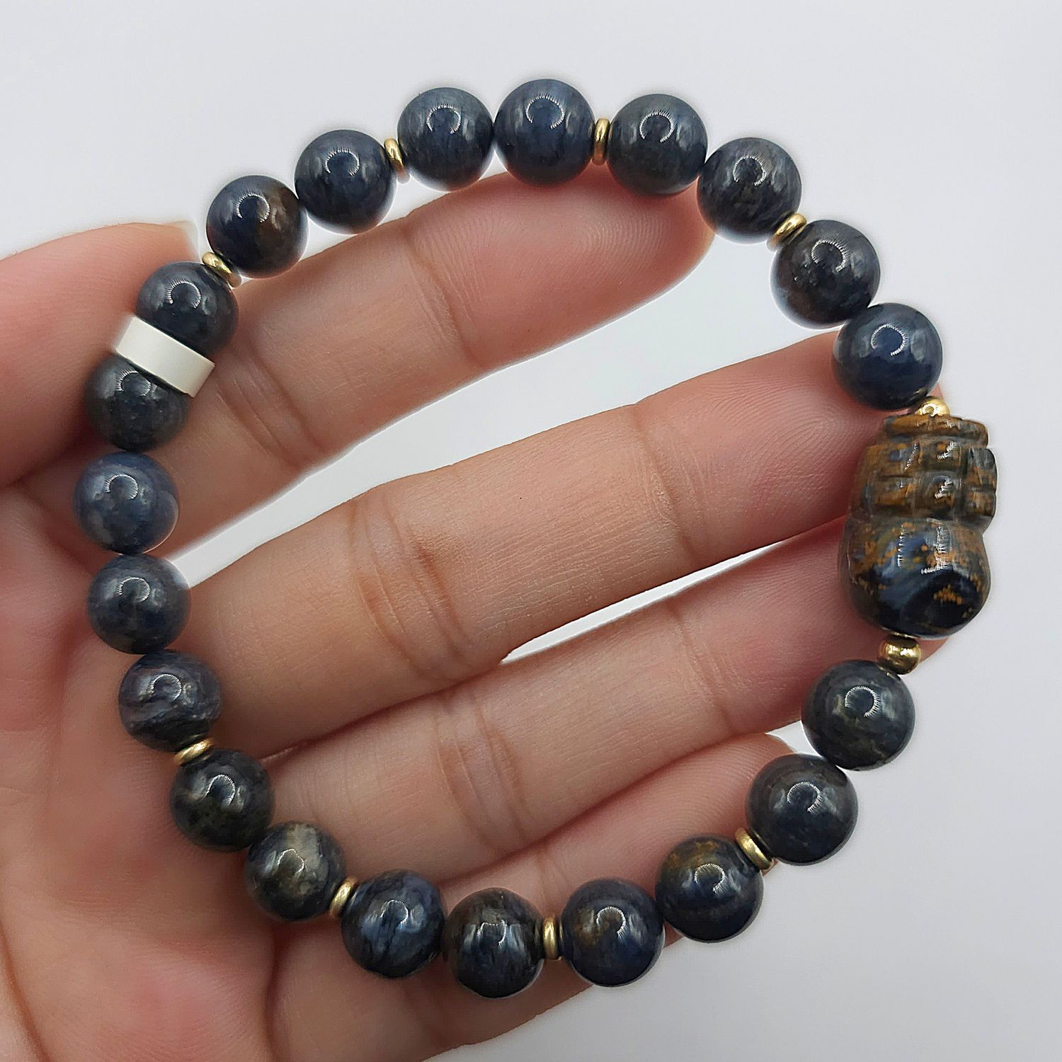 Natural Pietersite with Pixiu