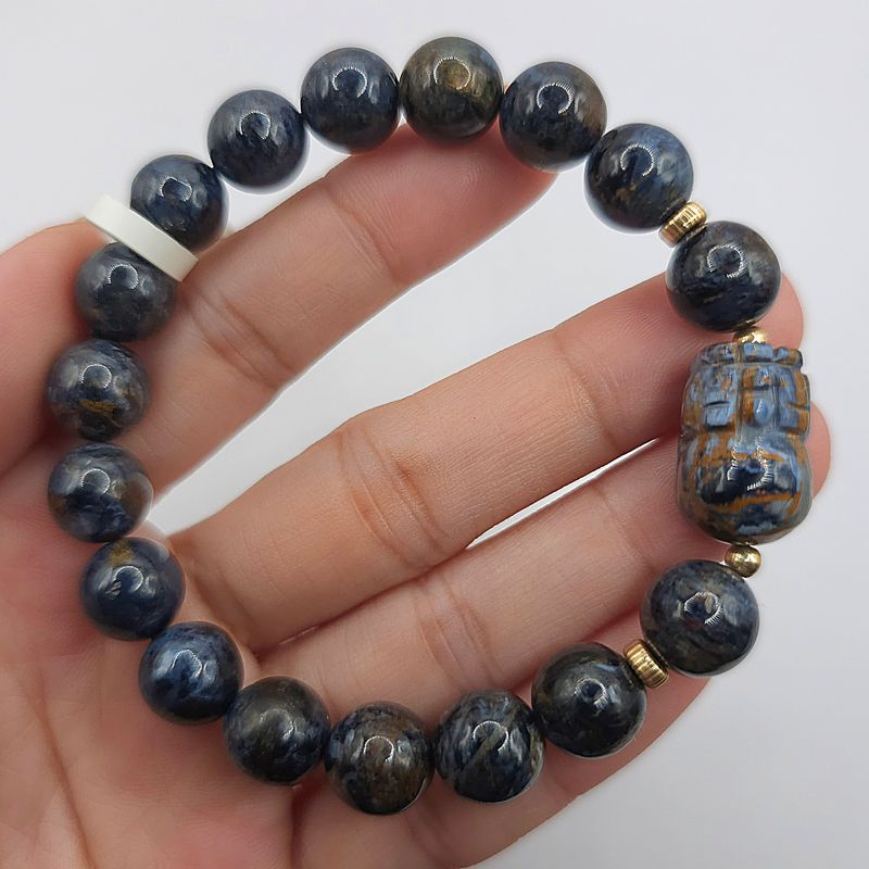 Natural Pietersite with Pixiu