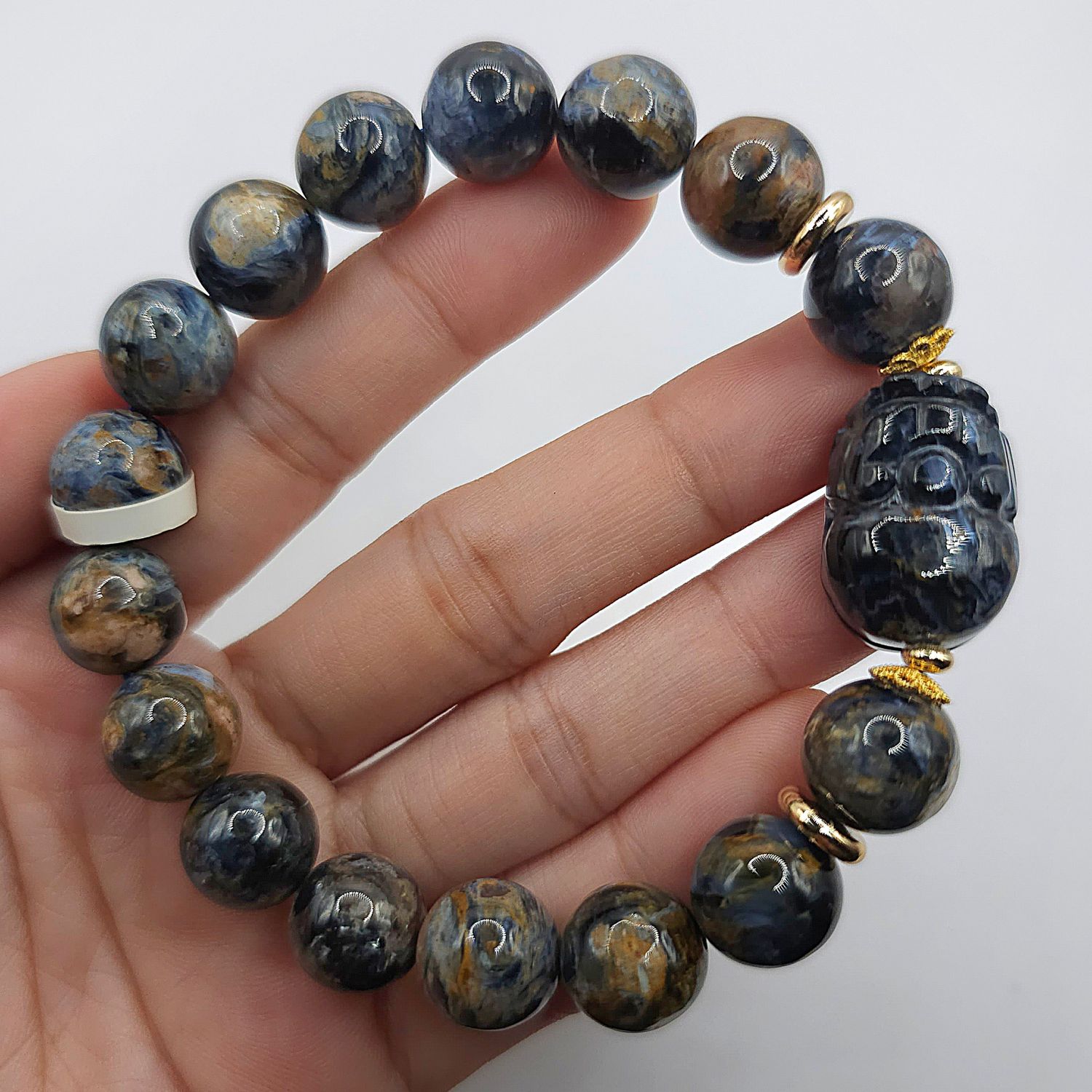 Natural Pietersite with Pixiu