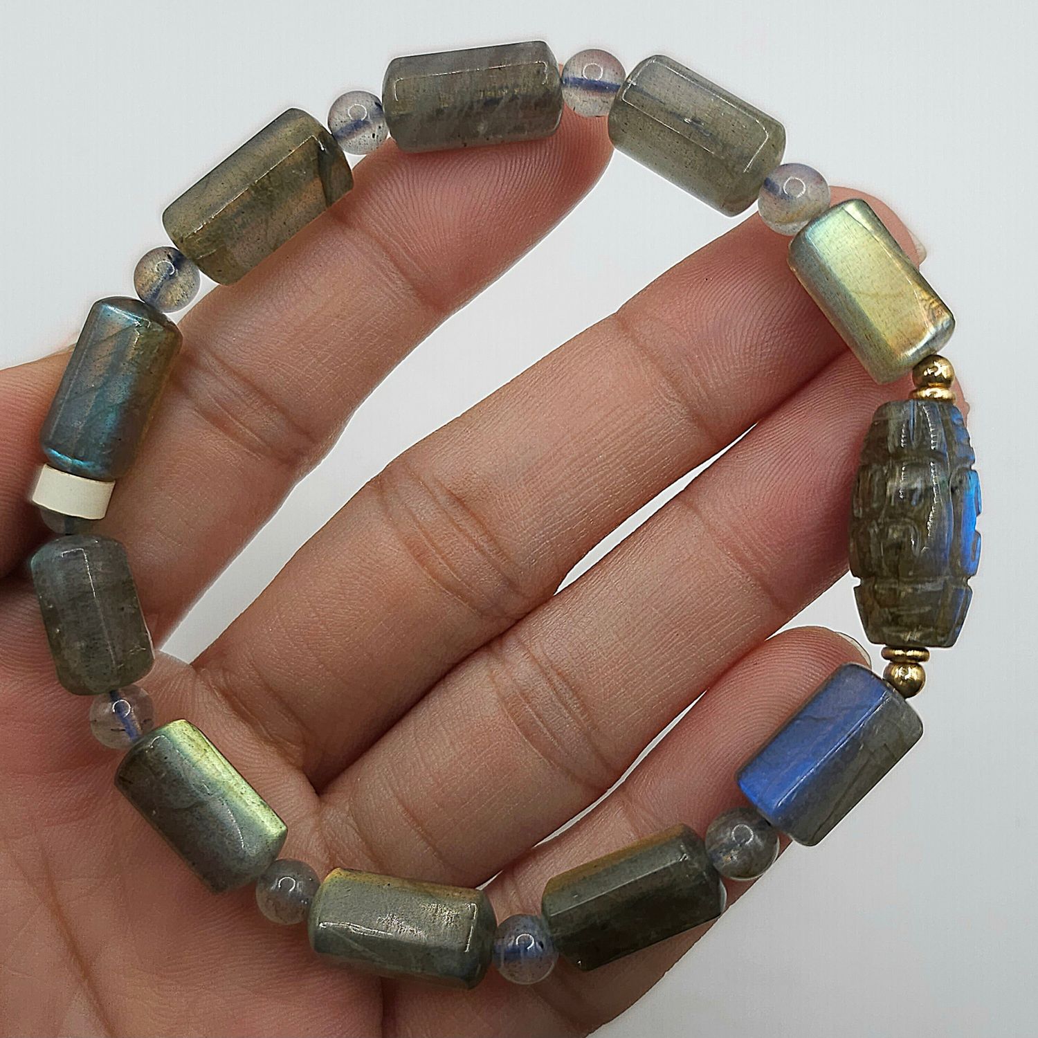 Natural Labradorite with Lucky Turn