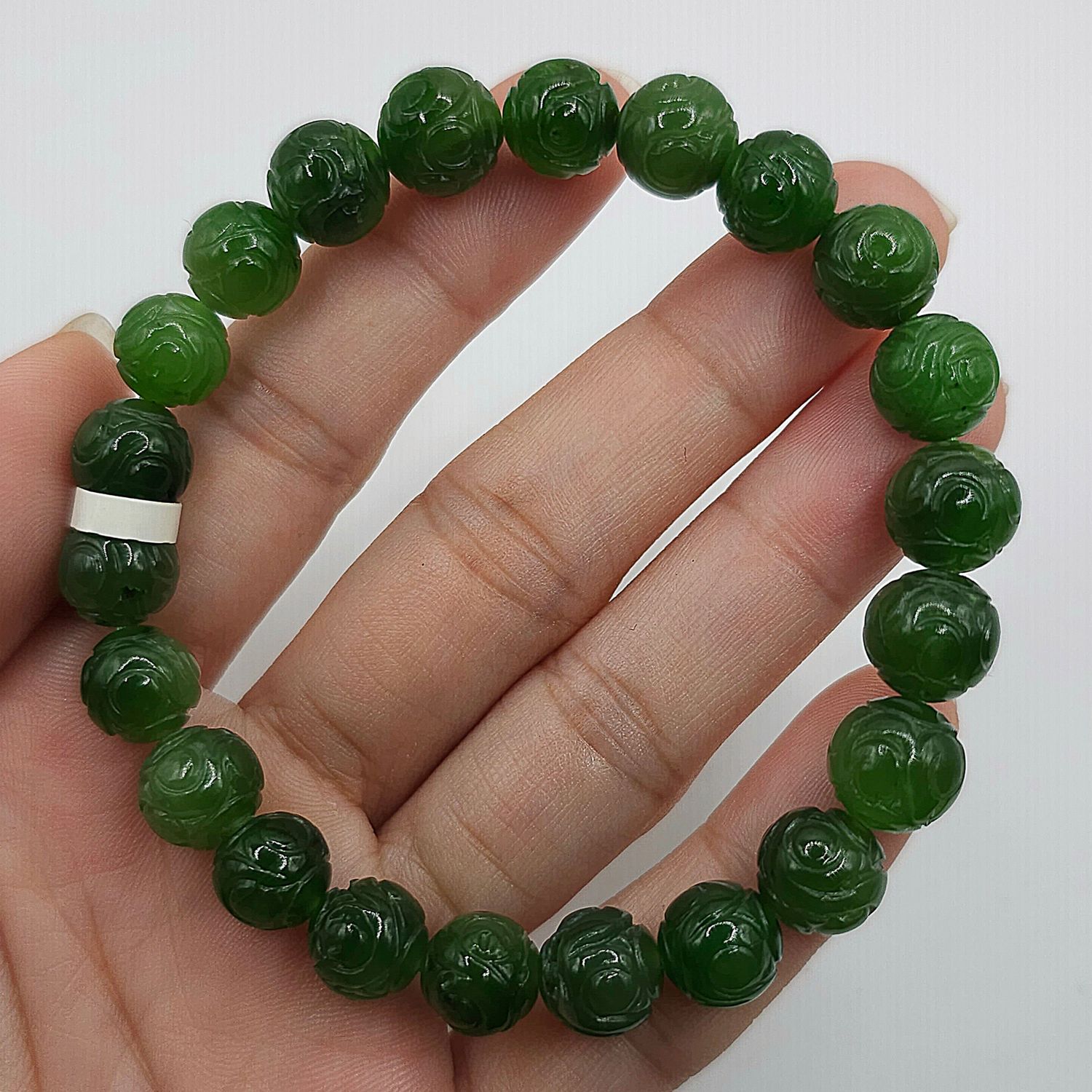 Natural Hetian Jade Lucky Turn