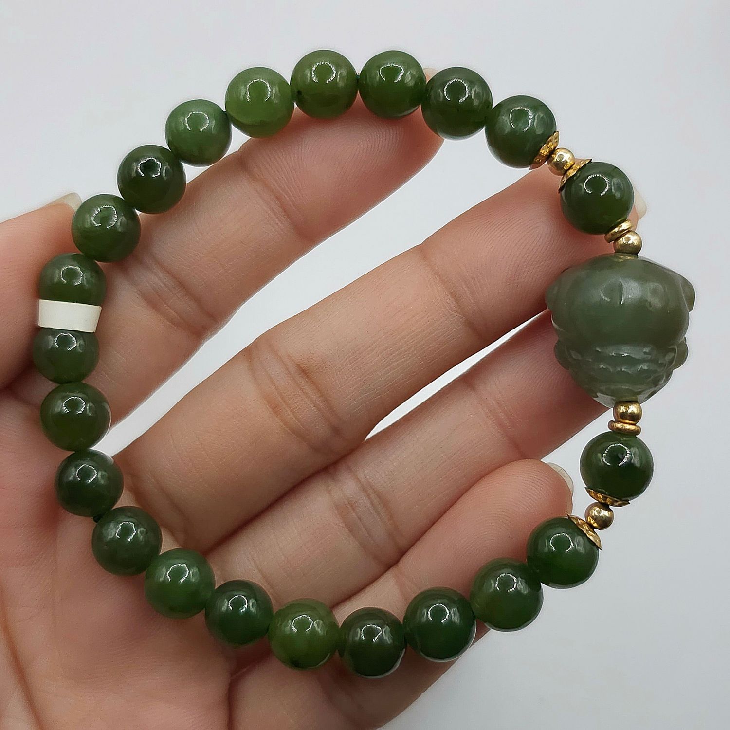 Natural Hetian Jade with Pixiu