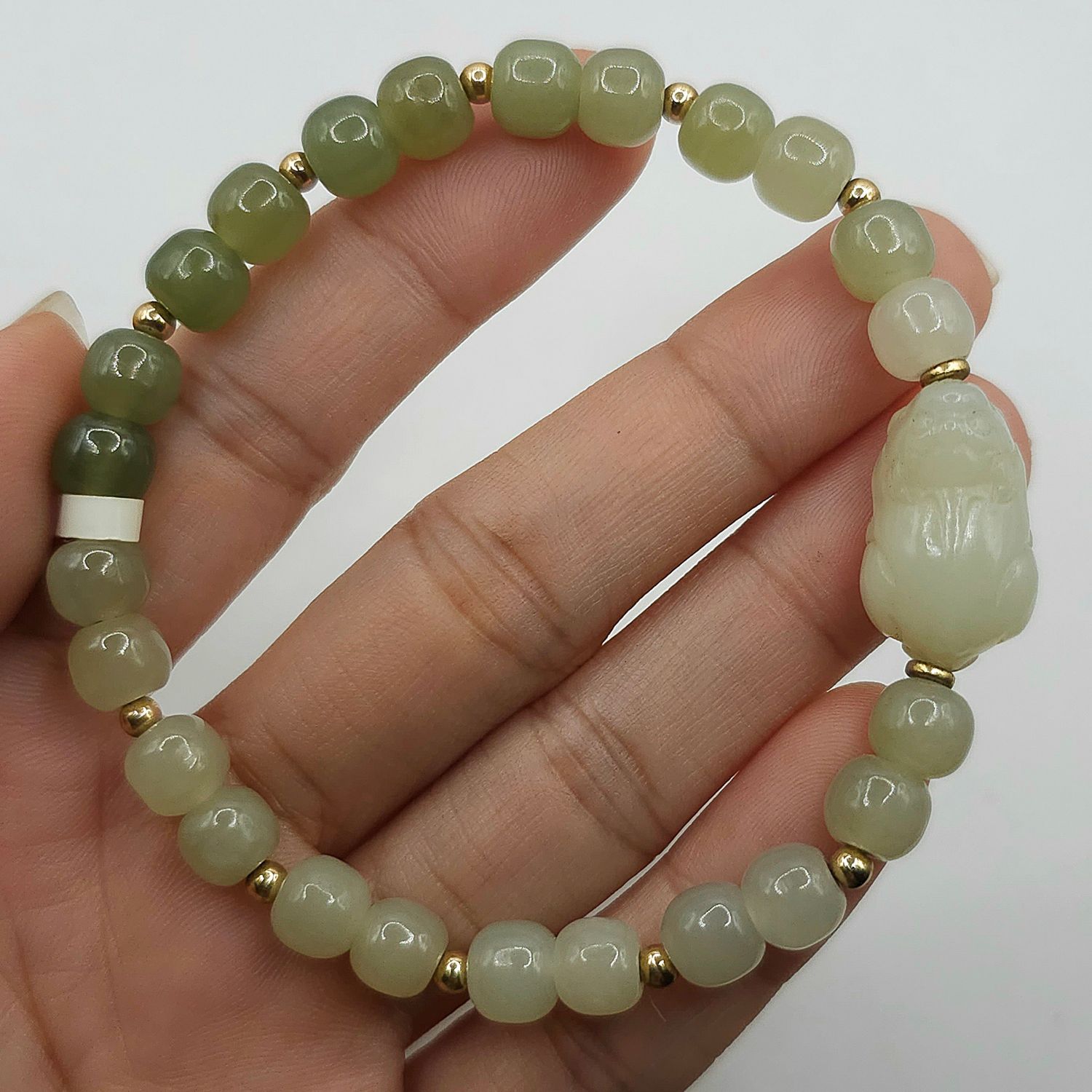 Natural Hetian Jade with Pixiu
