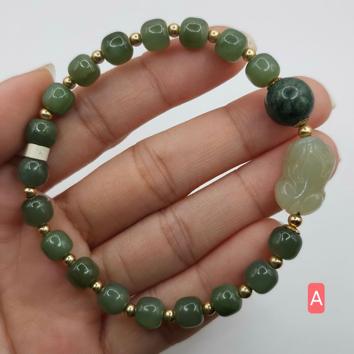 Natural Hetian Jade with Pixiu