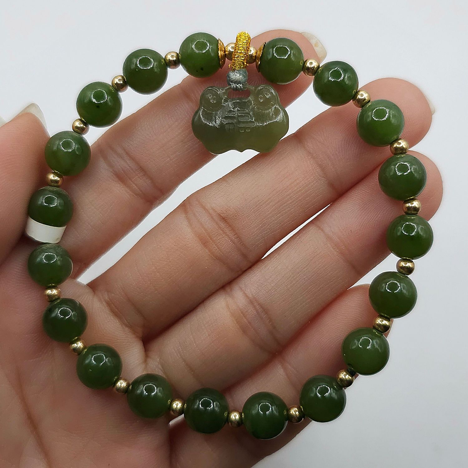 Natural Hetian Jade with Ruyi