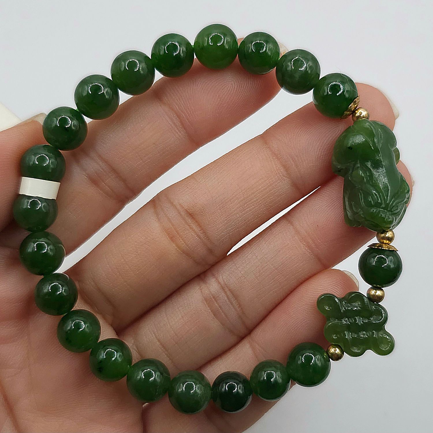 Natural Hetian Jade with Pixiu