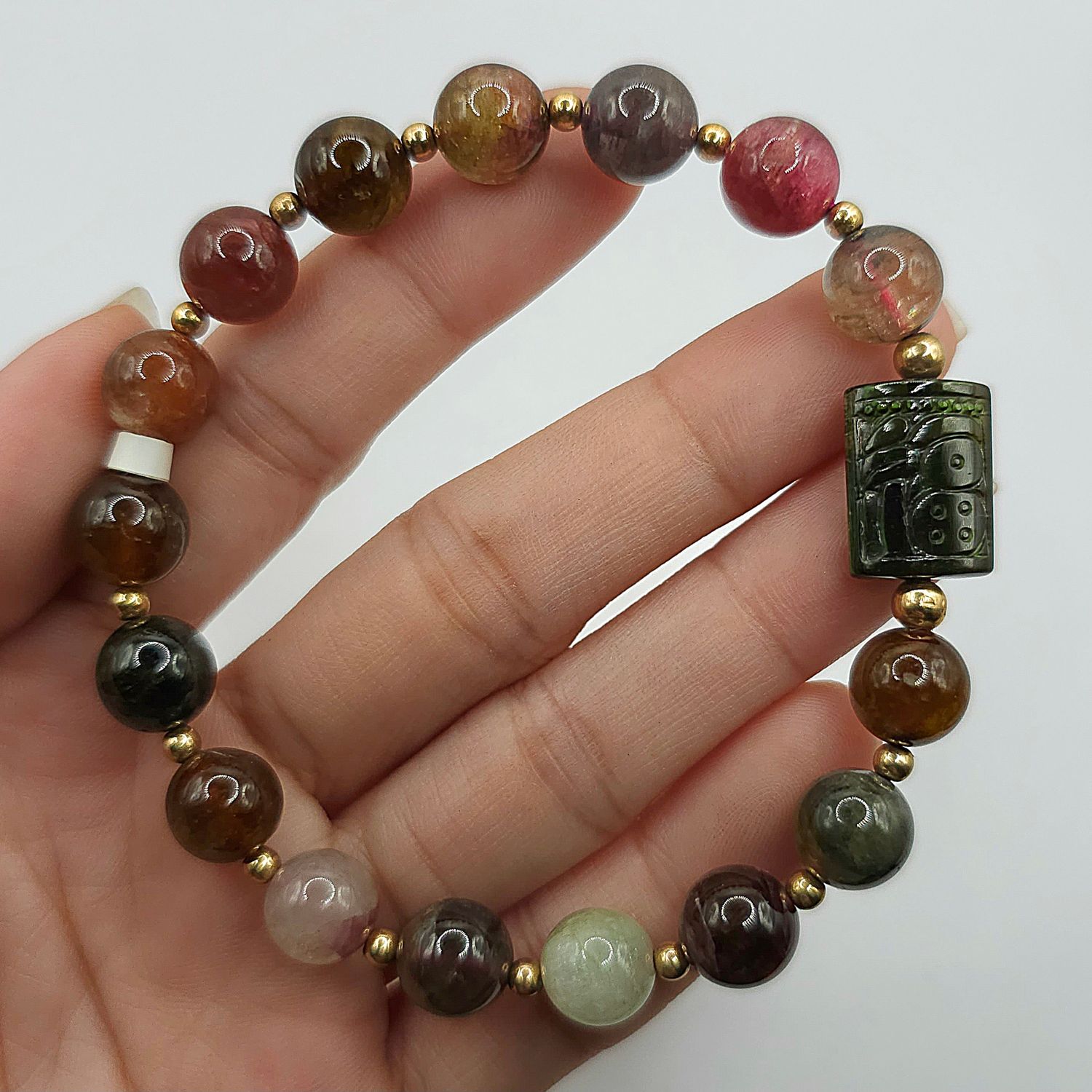 Natural Tourmaline with Lucky Turn