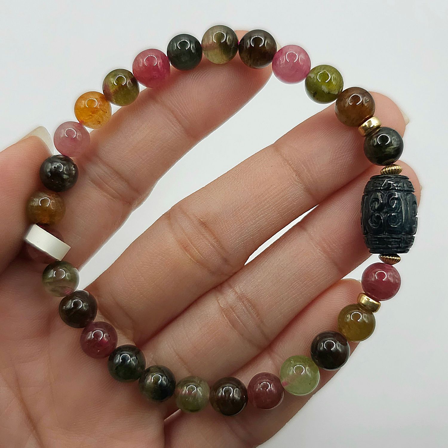 Natural Tourmaline with Lucky Turn