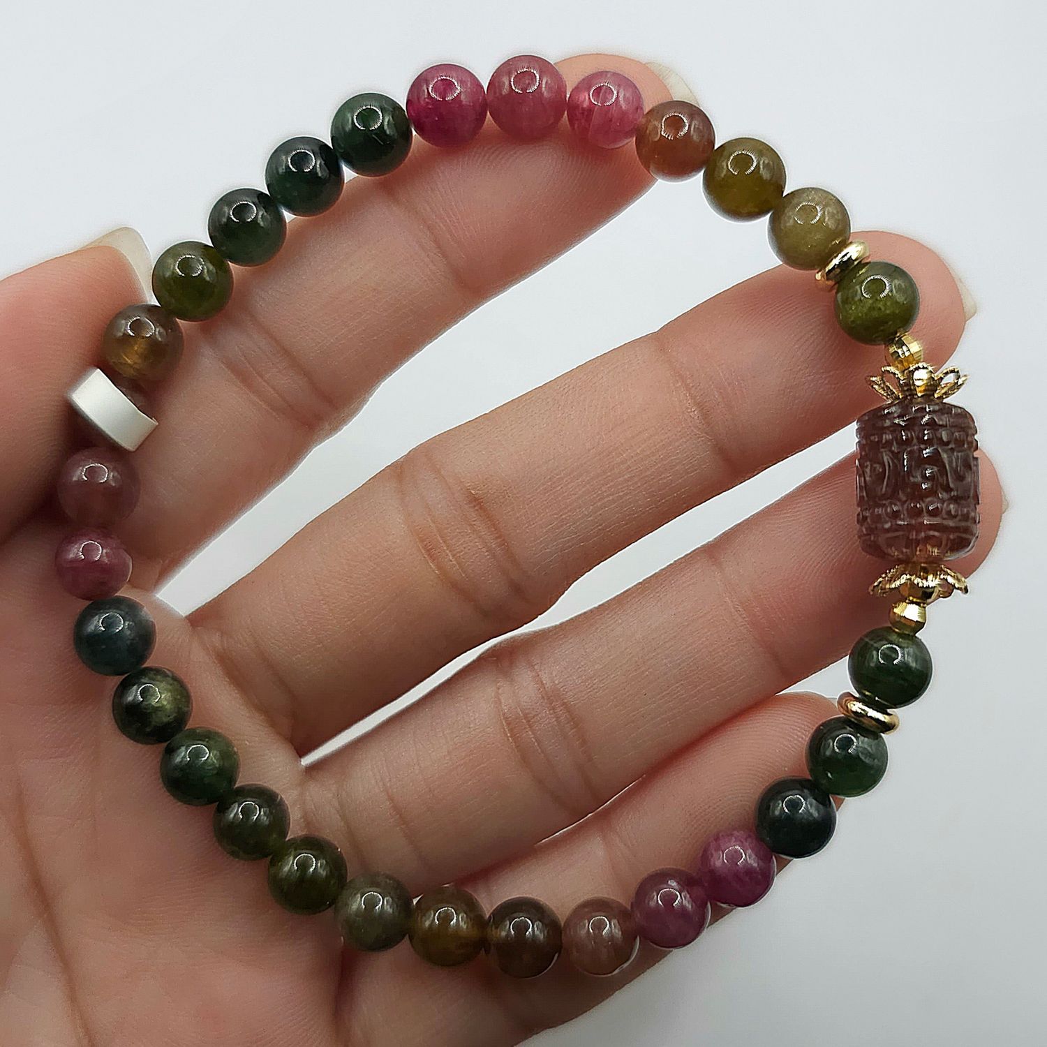 Natural Candy Tourmaline with Lucky Turn