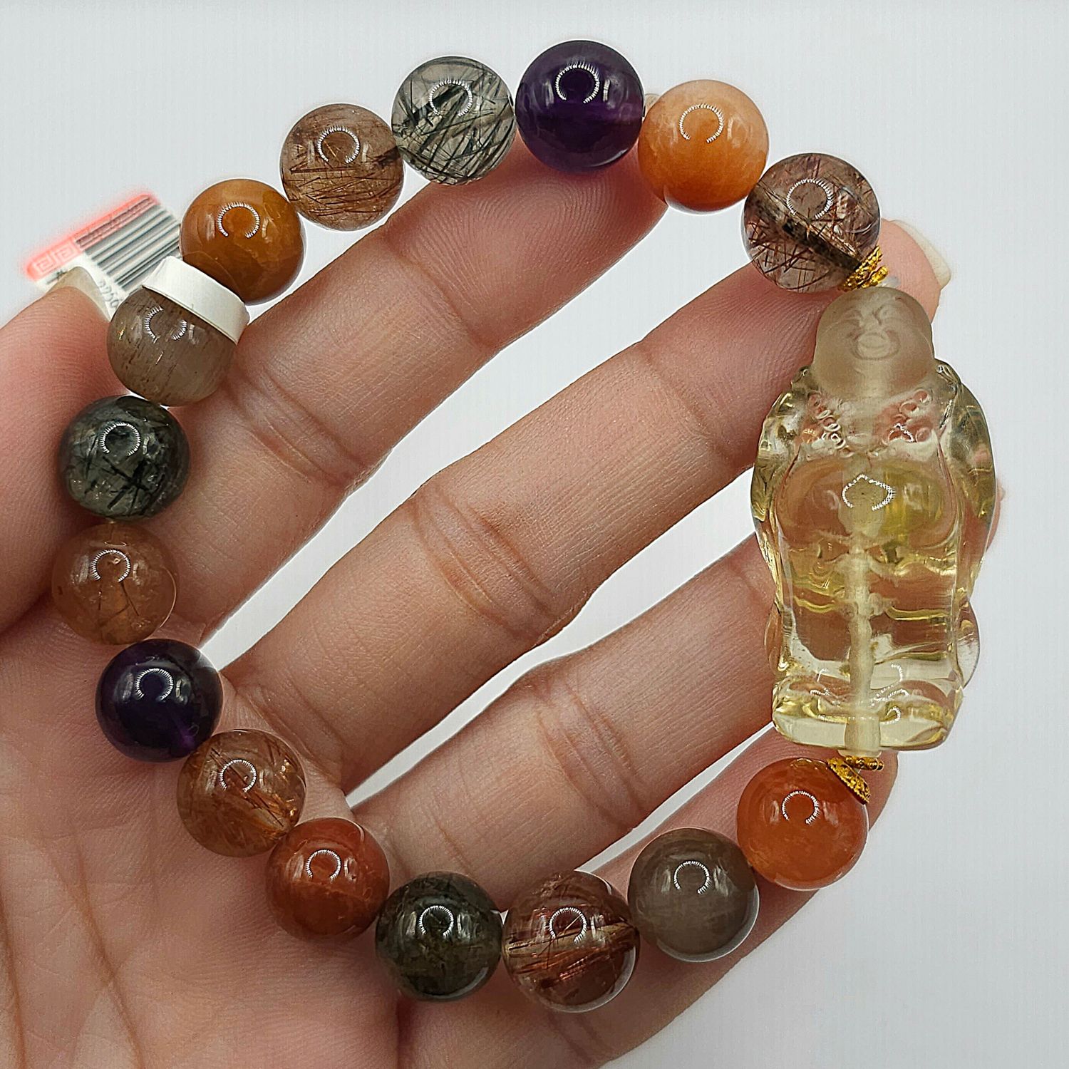 Natural Duo Bao with Buddha - 18K