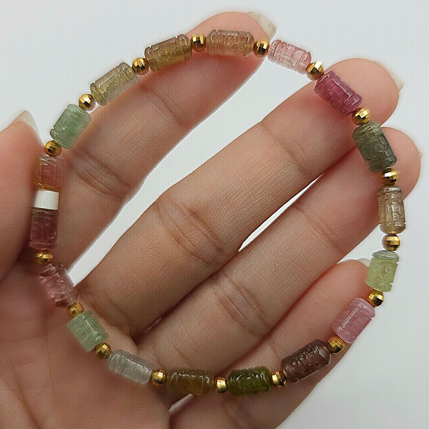 Natural Tourmaline Lucky Turn - 18K