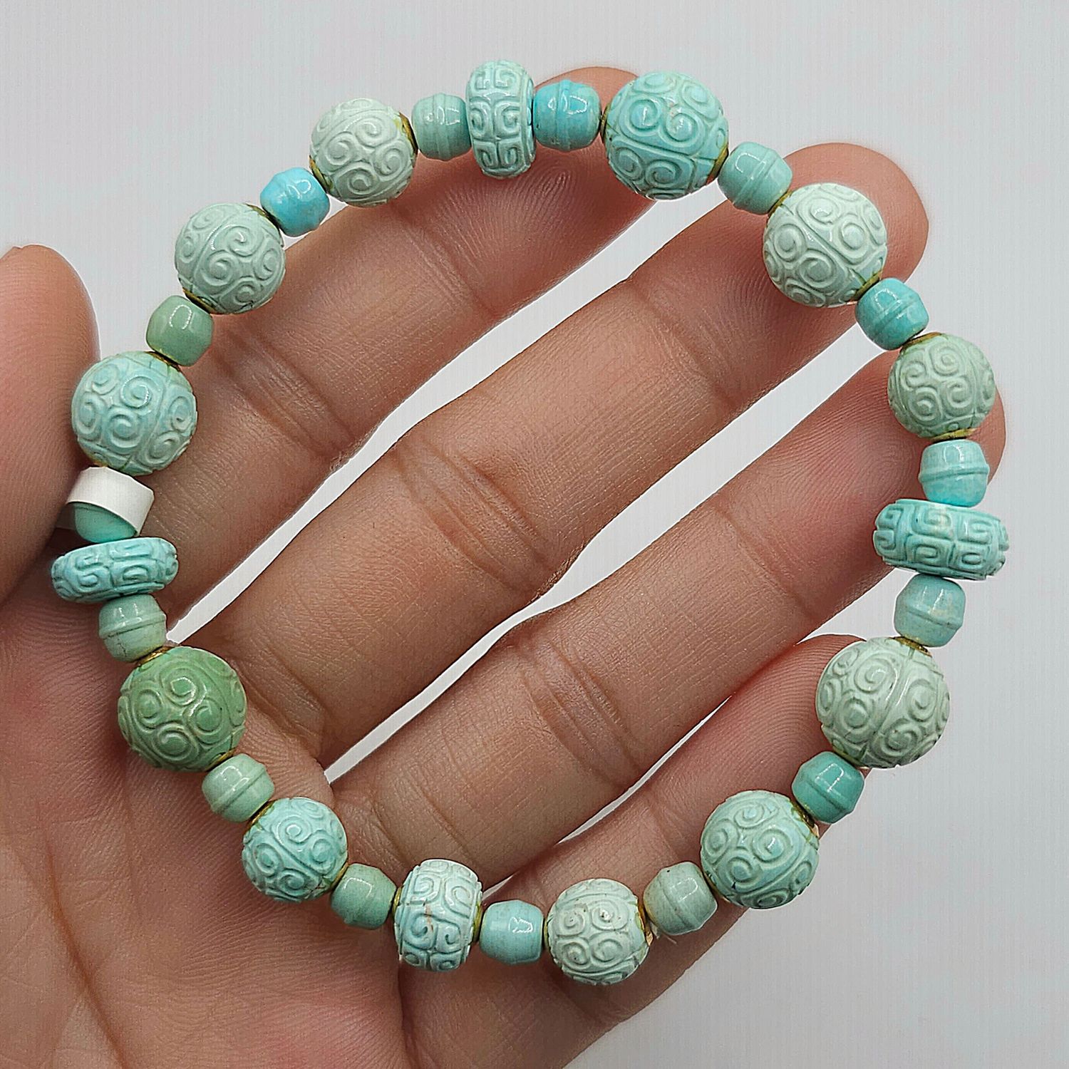 Natural Turquoise Lucky Turn - 18K
