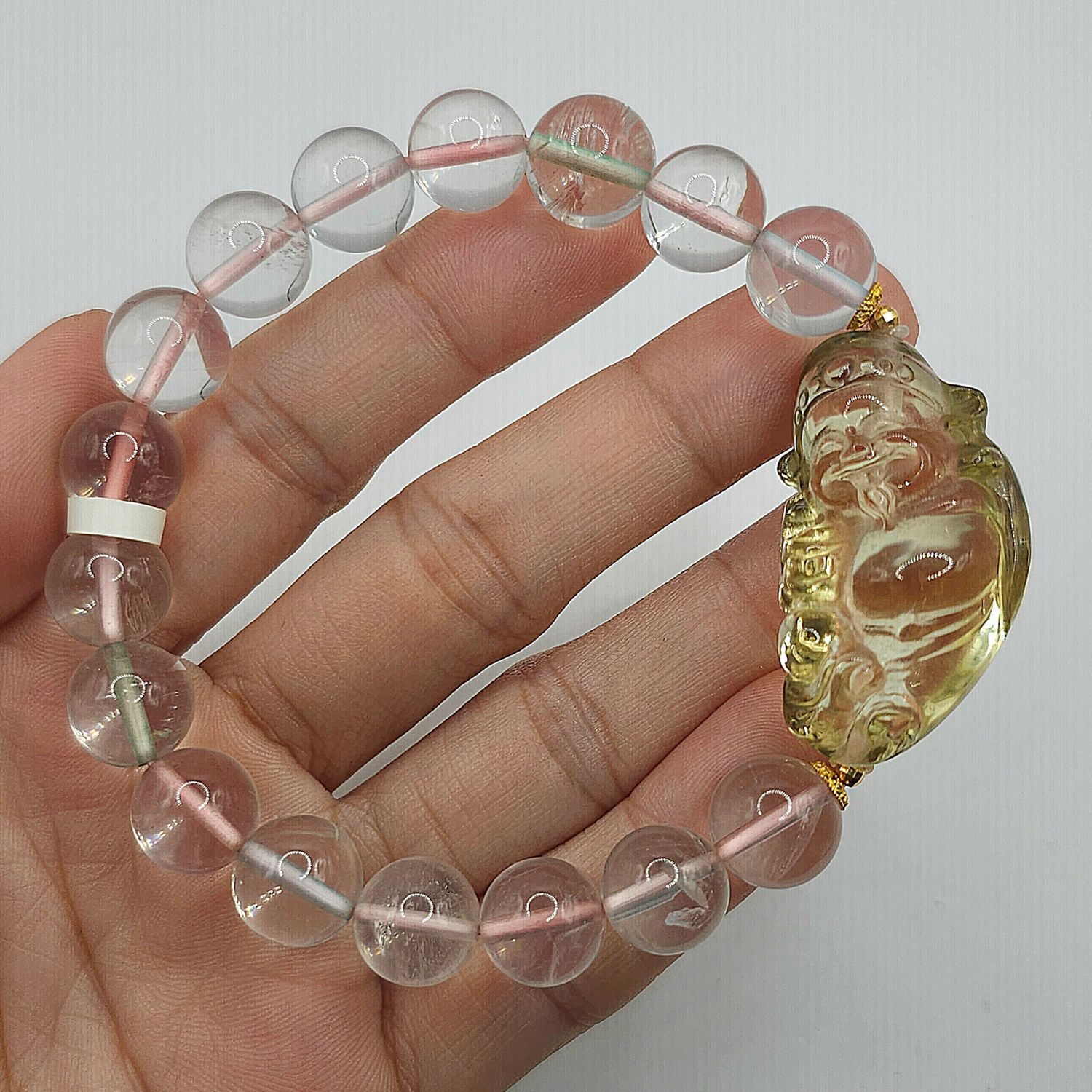 Natural Five Elements x Citrine God of Fortune - 18K