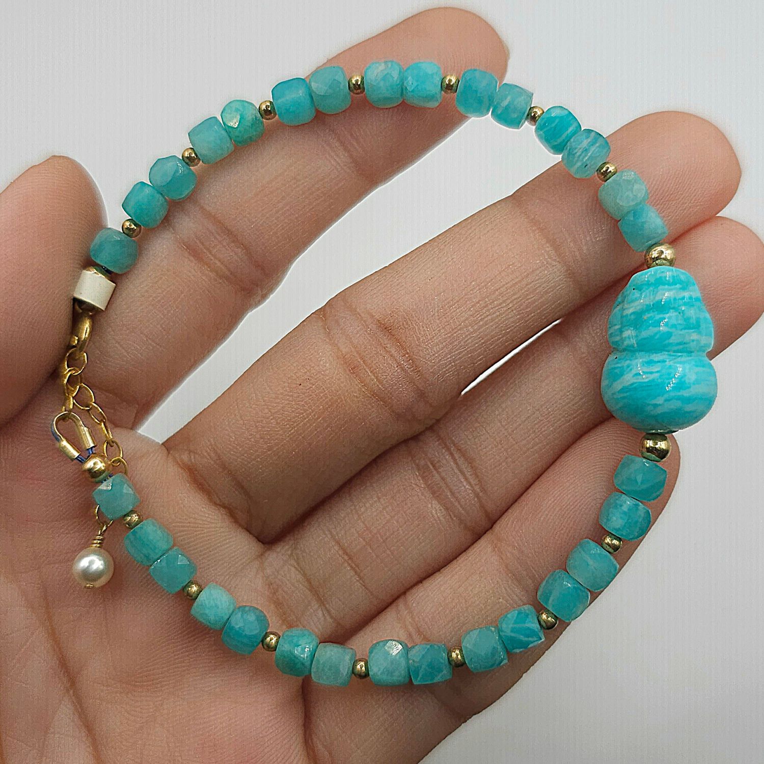 Natural Amazonite with Pixiu