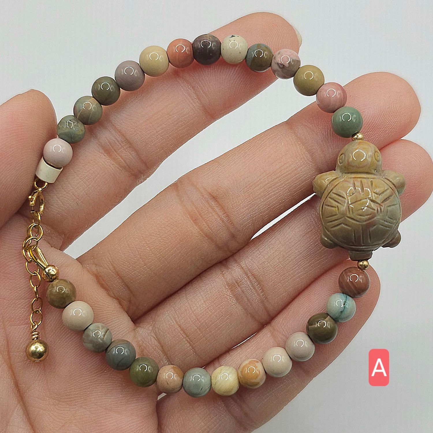 Natural Alashan Agate with Tortoise