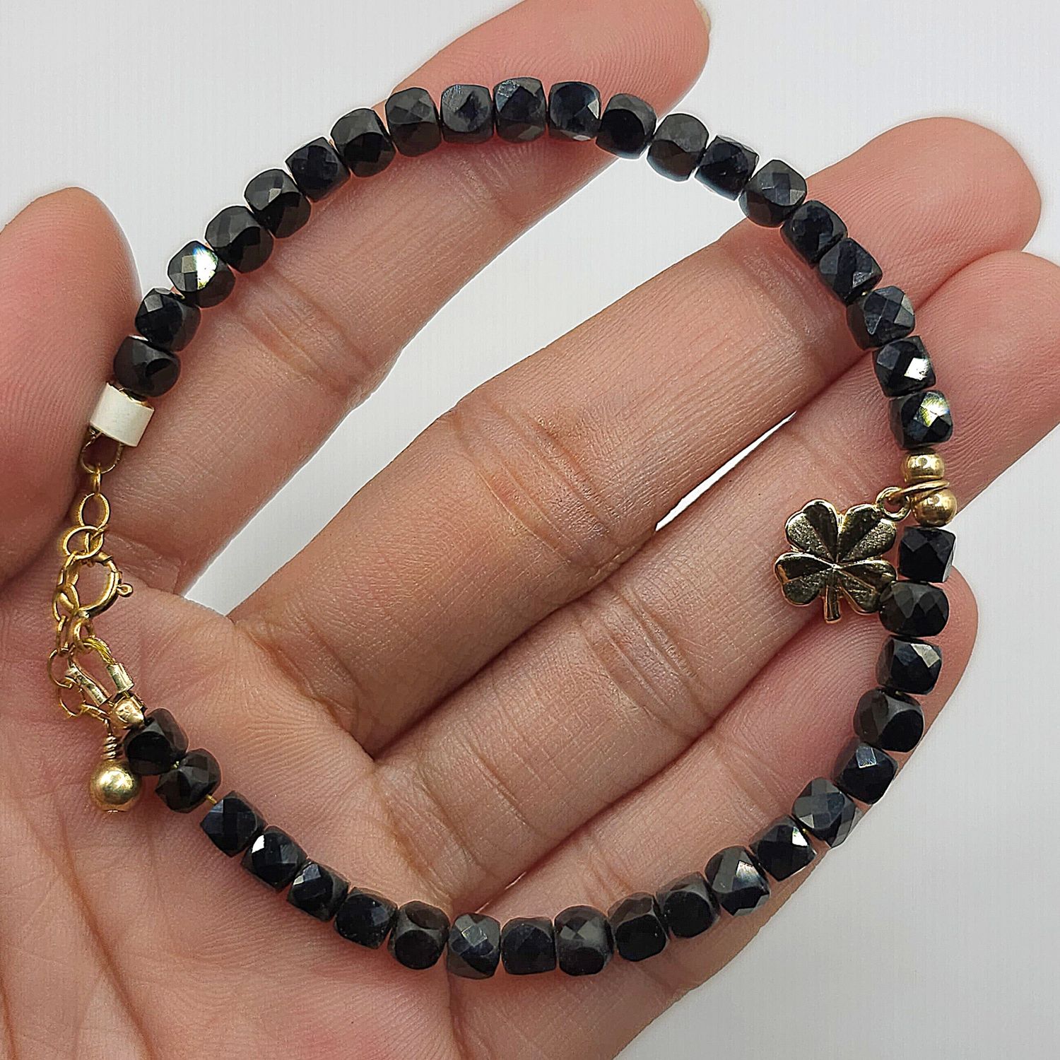 Natural Spinel with Clover