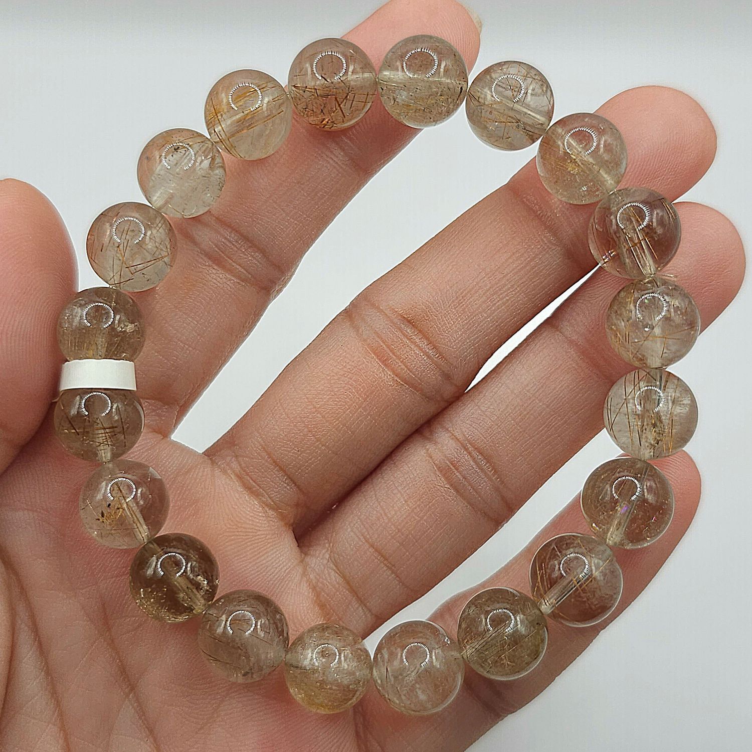 Natural Silver Copper Ruti