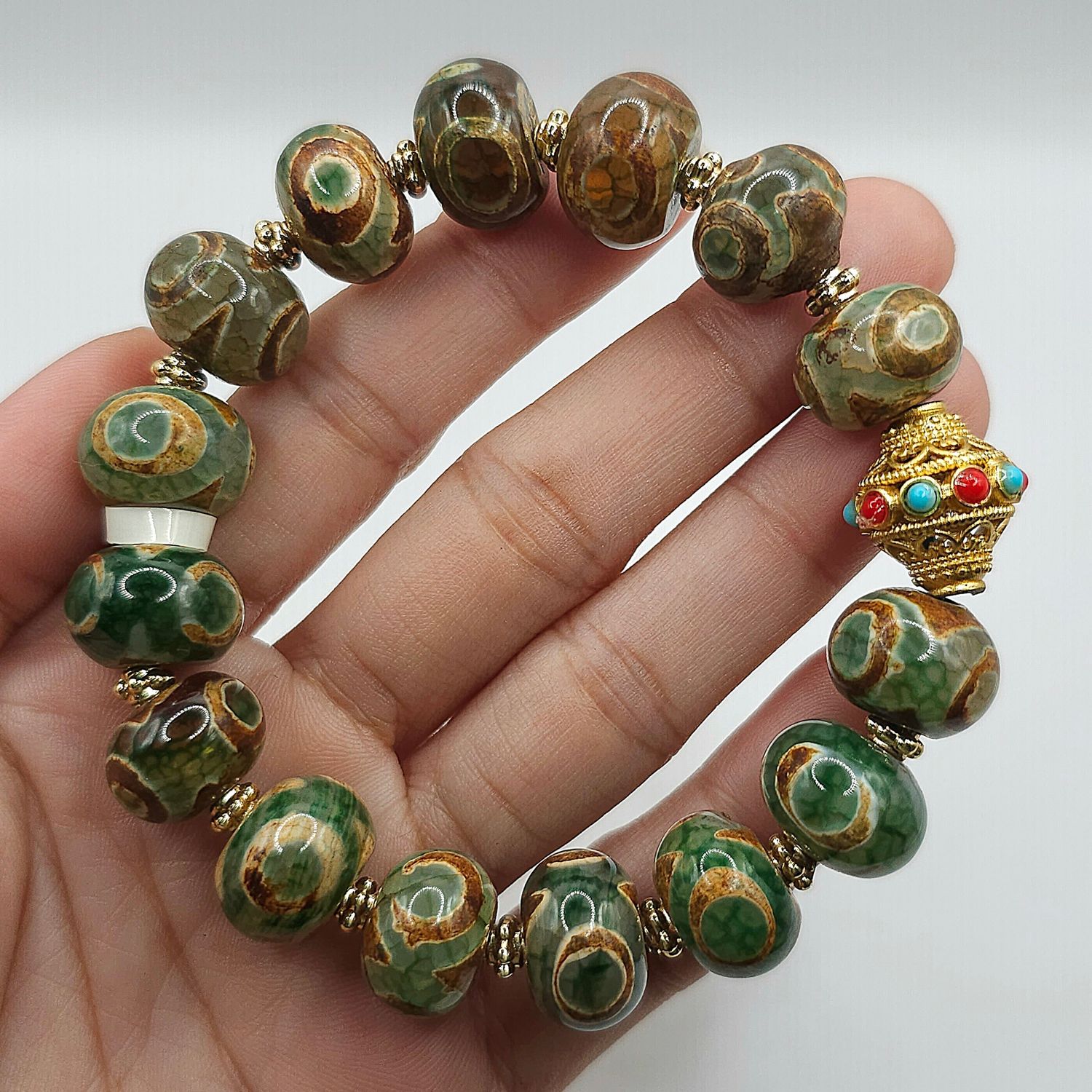 Natural DZI Agate