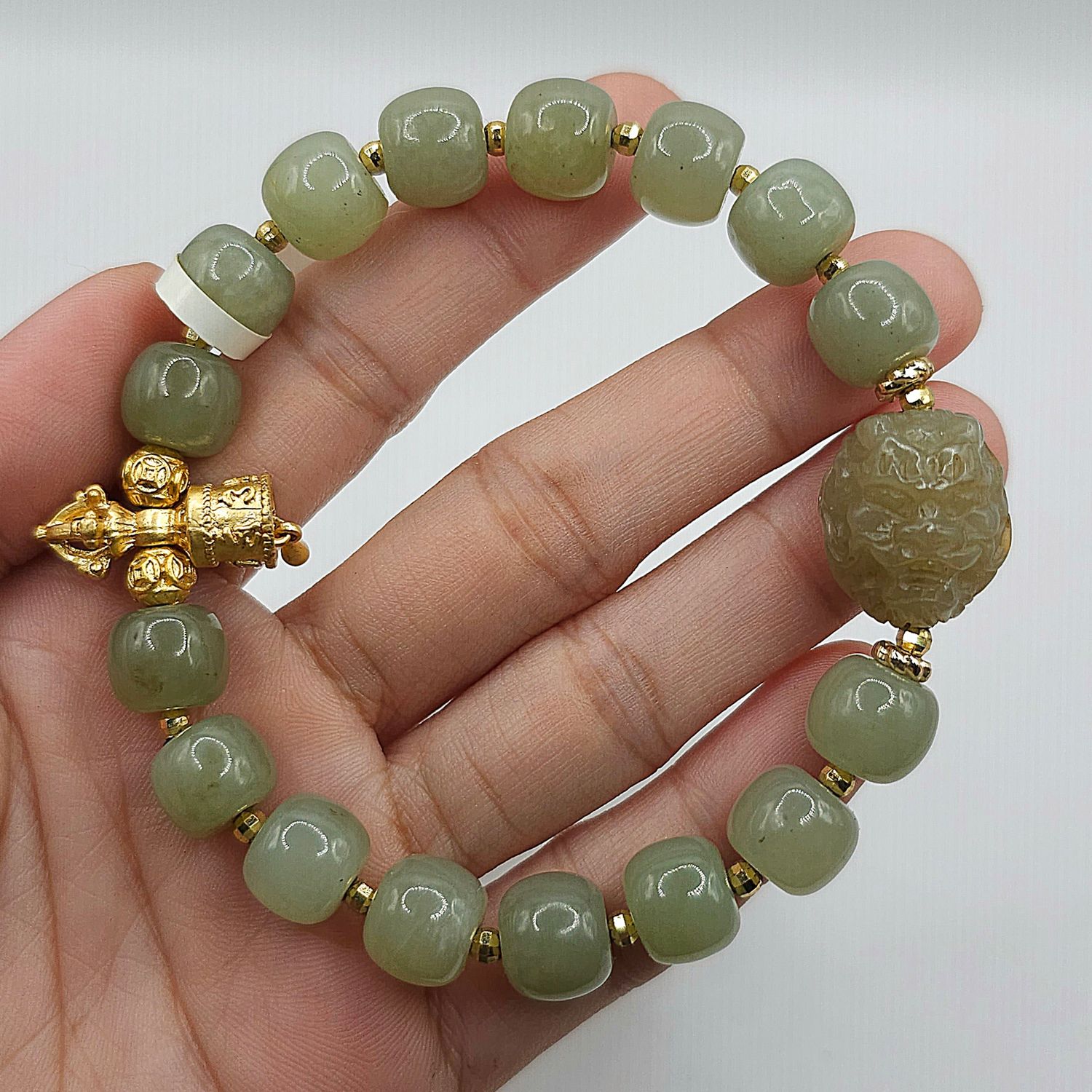 Natural Hetian Jade with Dragon
