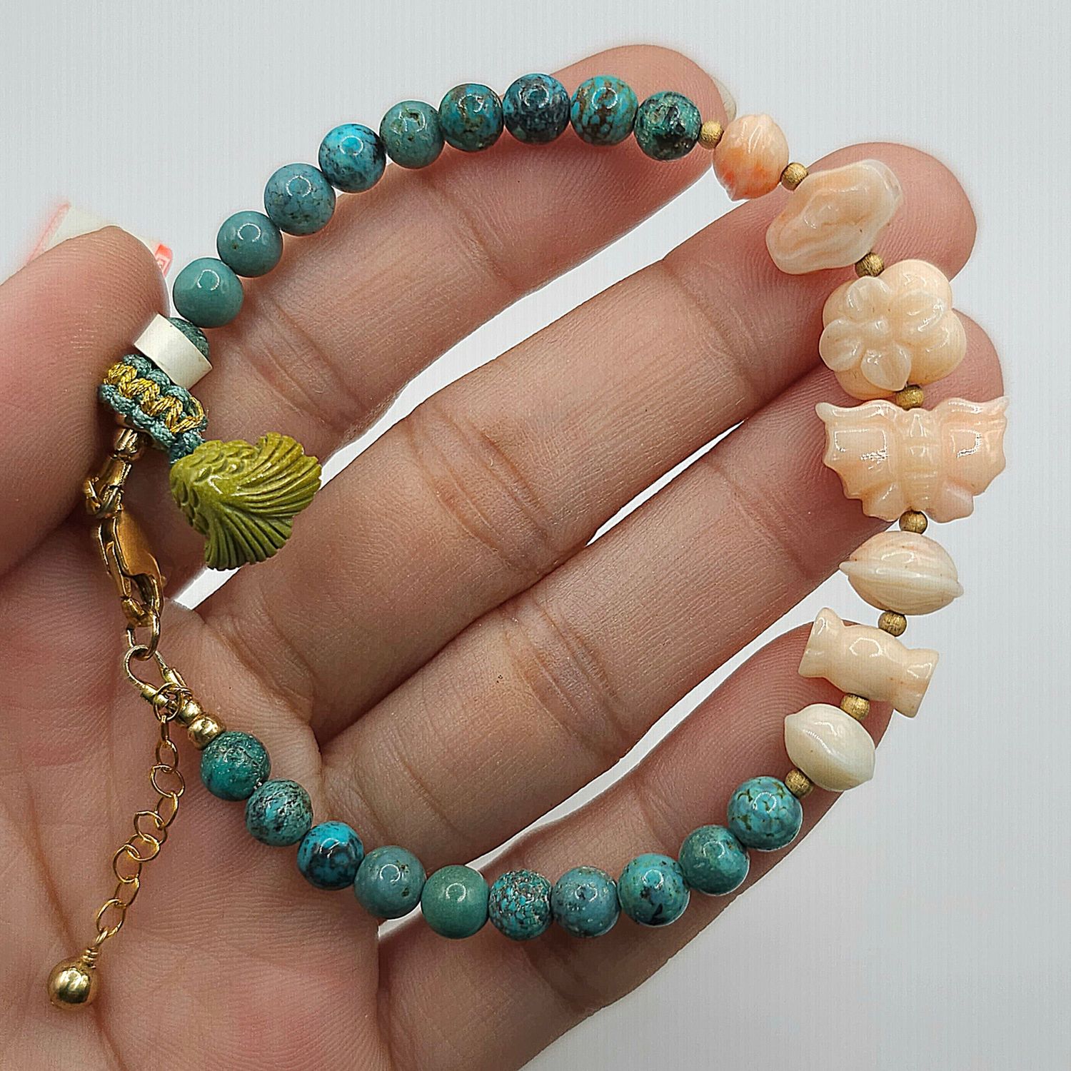 Natural Turquoise &amp; Coral All In One