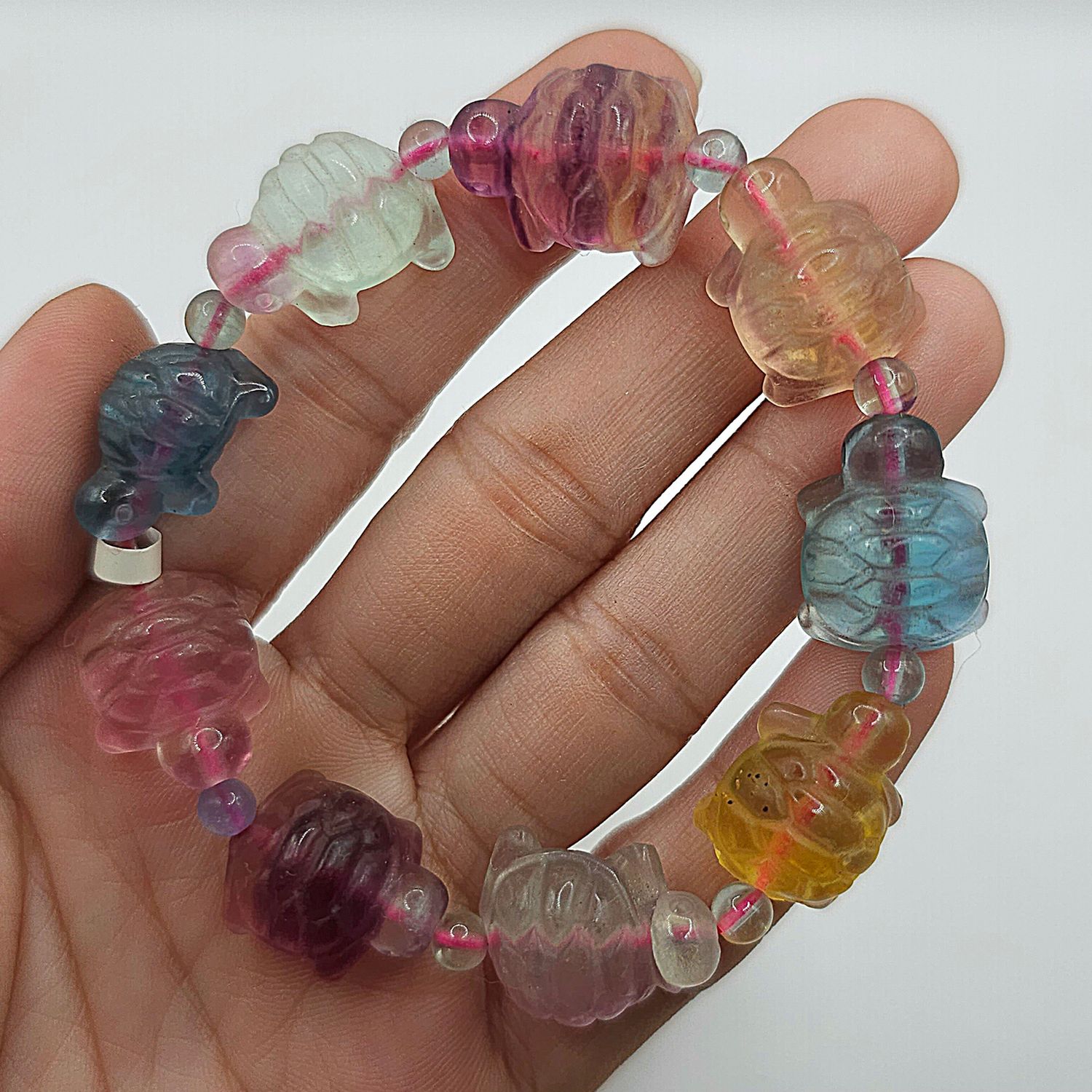 Natural Flourite Tortoise