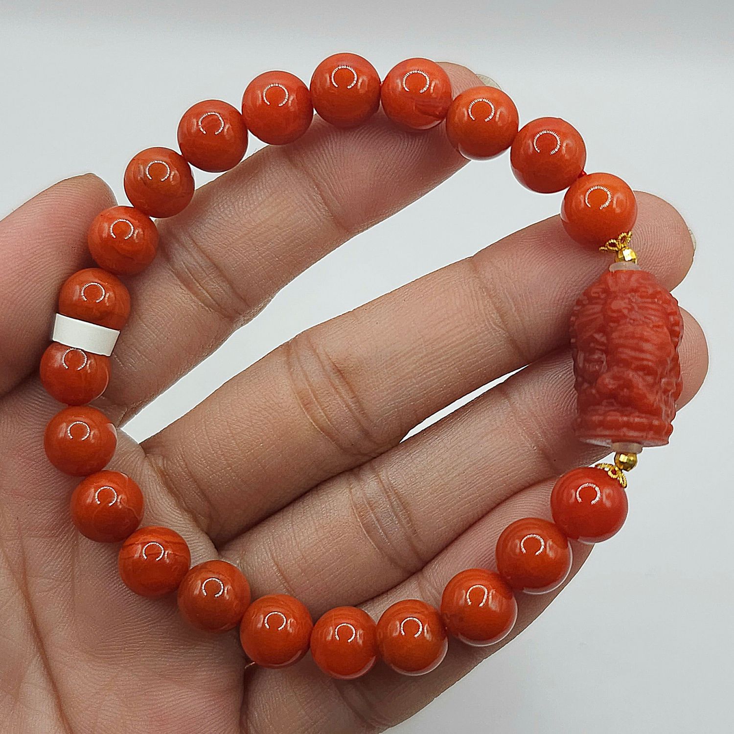 Natural Nanhong with God of Wealth - 18k