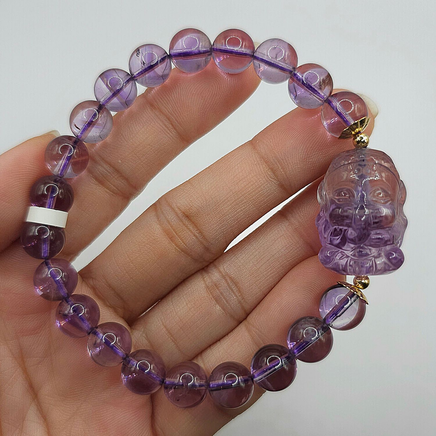 Natural Amethyst with Ganesha