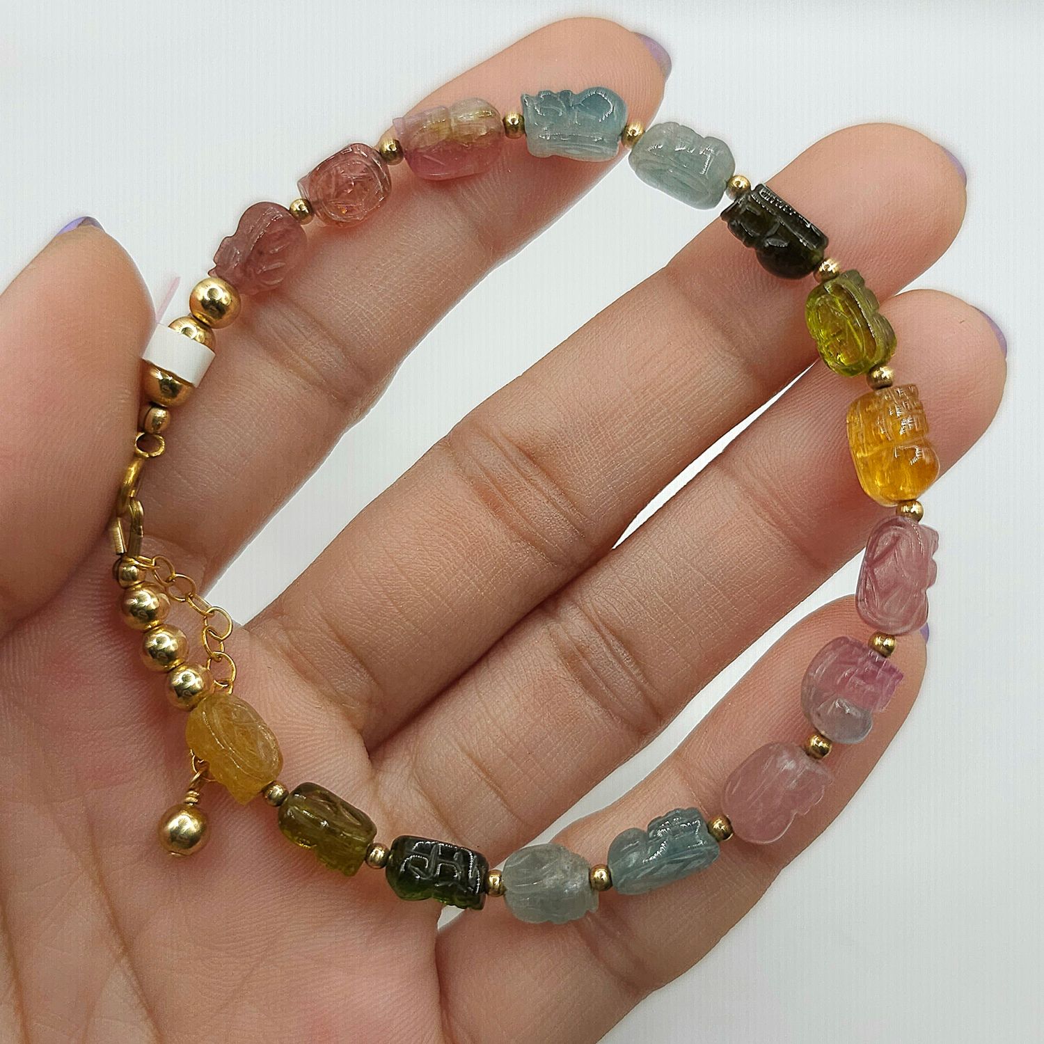 Natural Tourmaline Pixiu