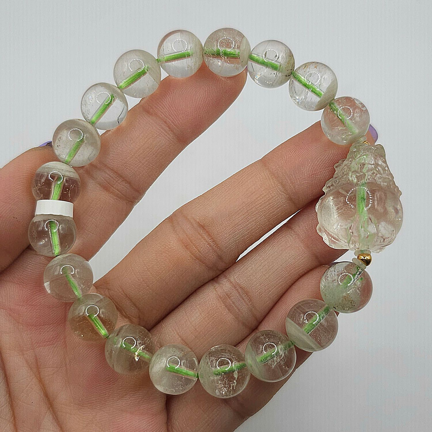 Natural Phantom with Pixiu - 18k