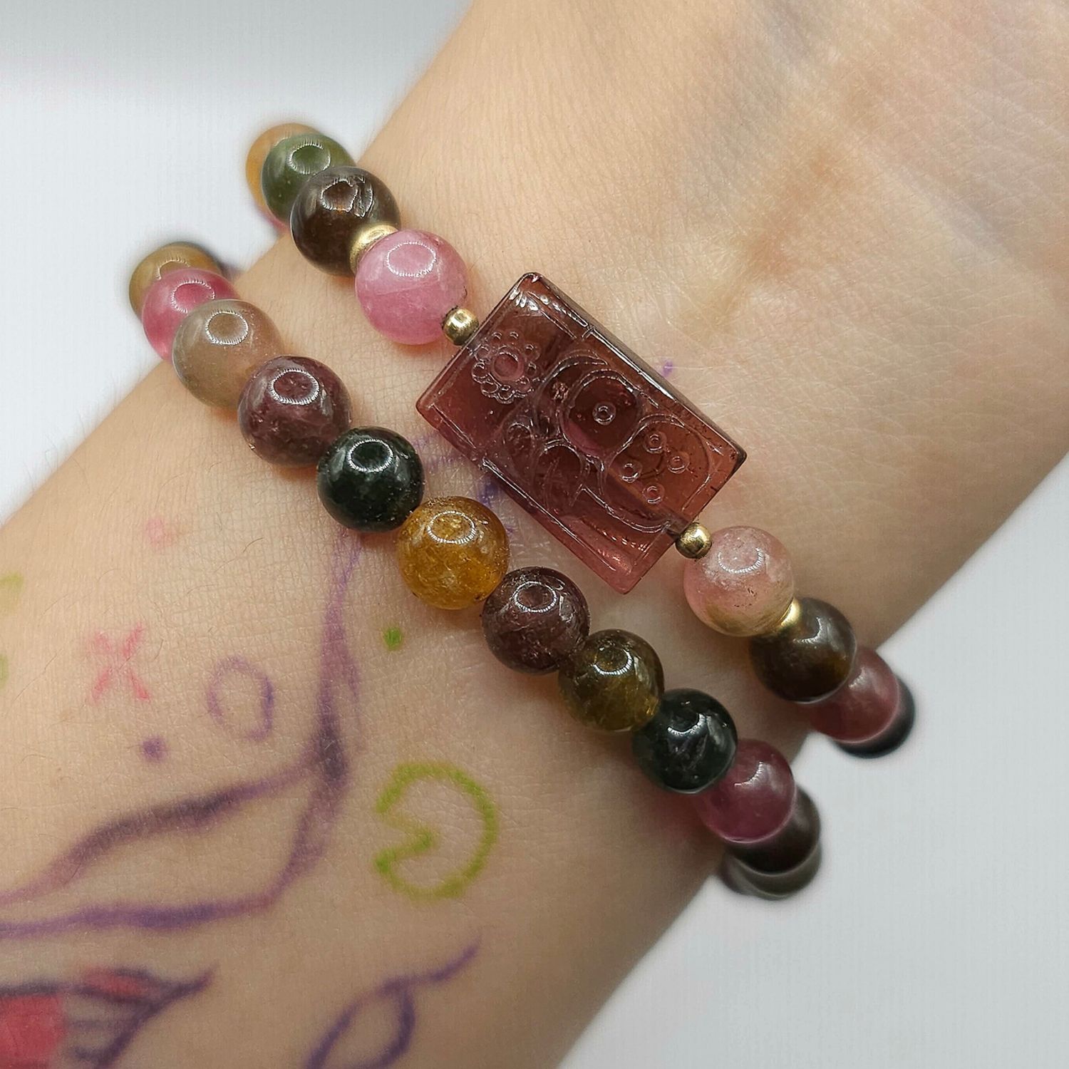 Natural 2 Lap Candy Tourmaline