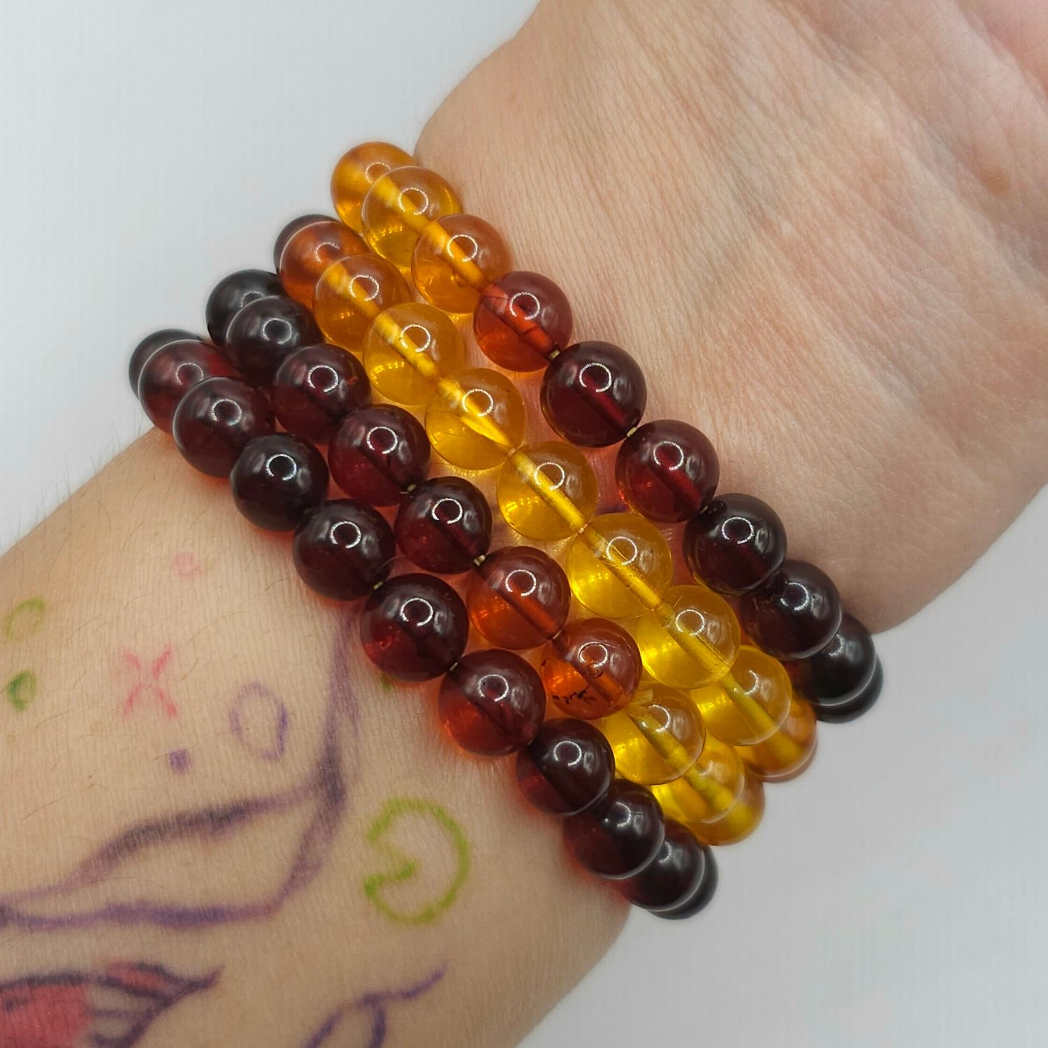 Natural 3 Lap Amber