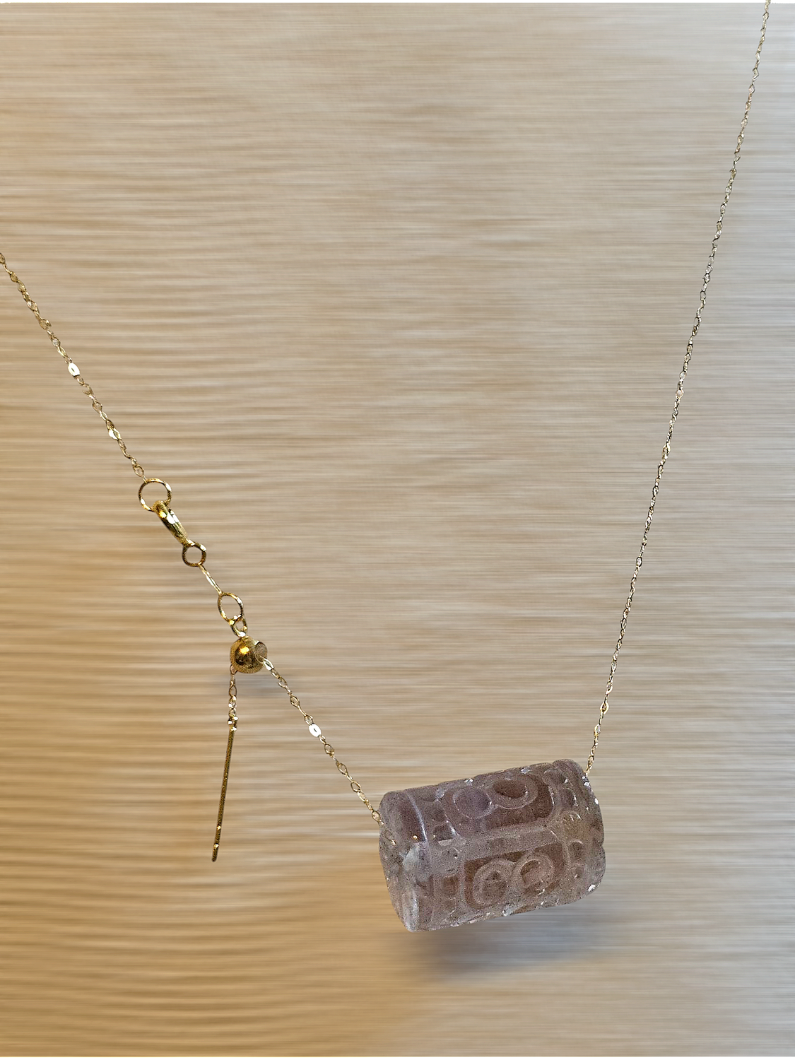 Natural Ametrine Lucky Turn Necklace - 18K