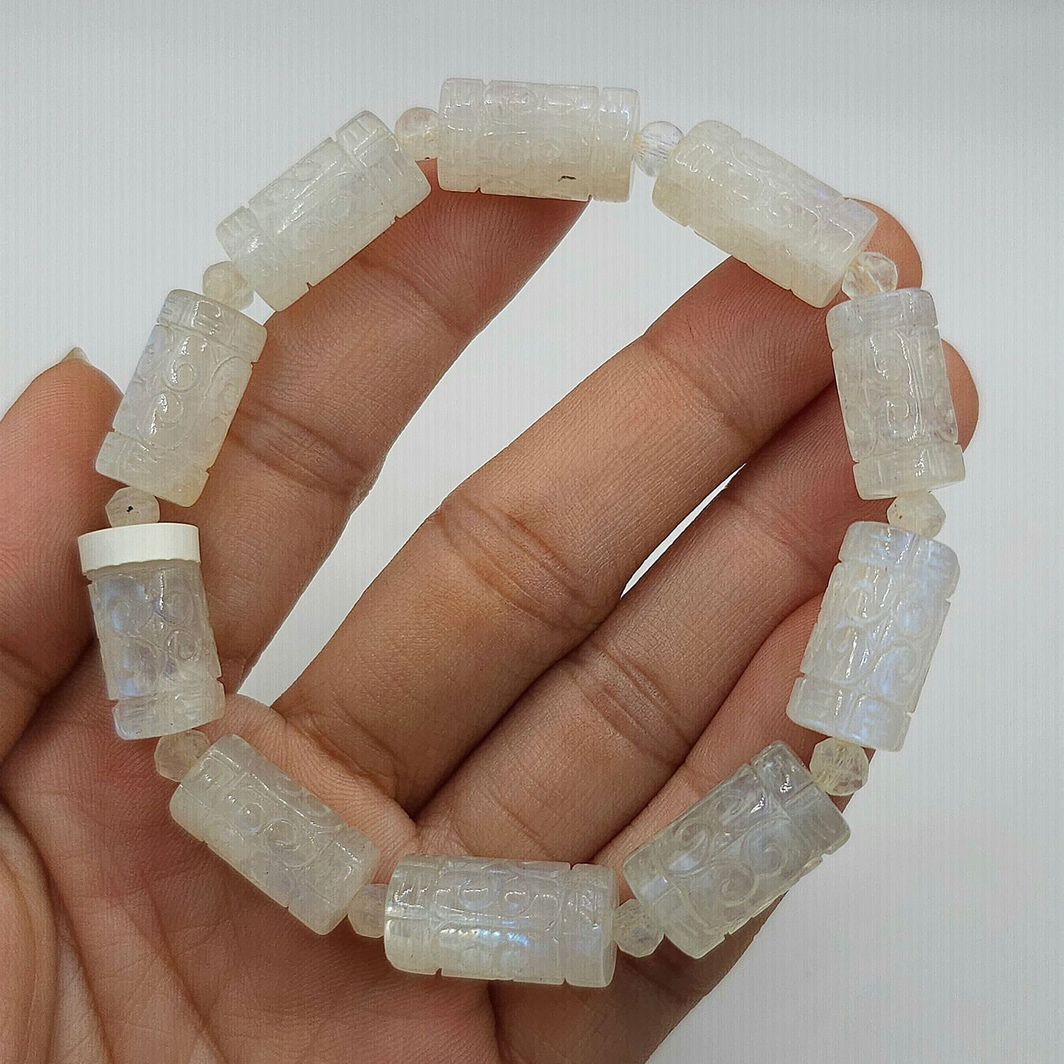 Natural Blue Moonstone Lucky Turn