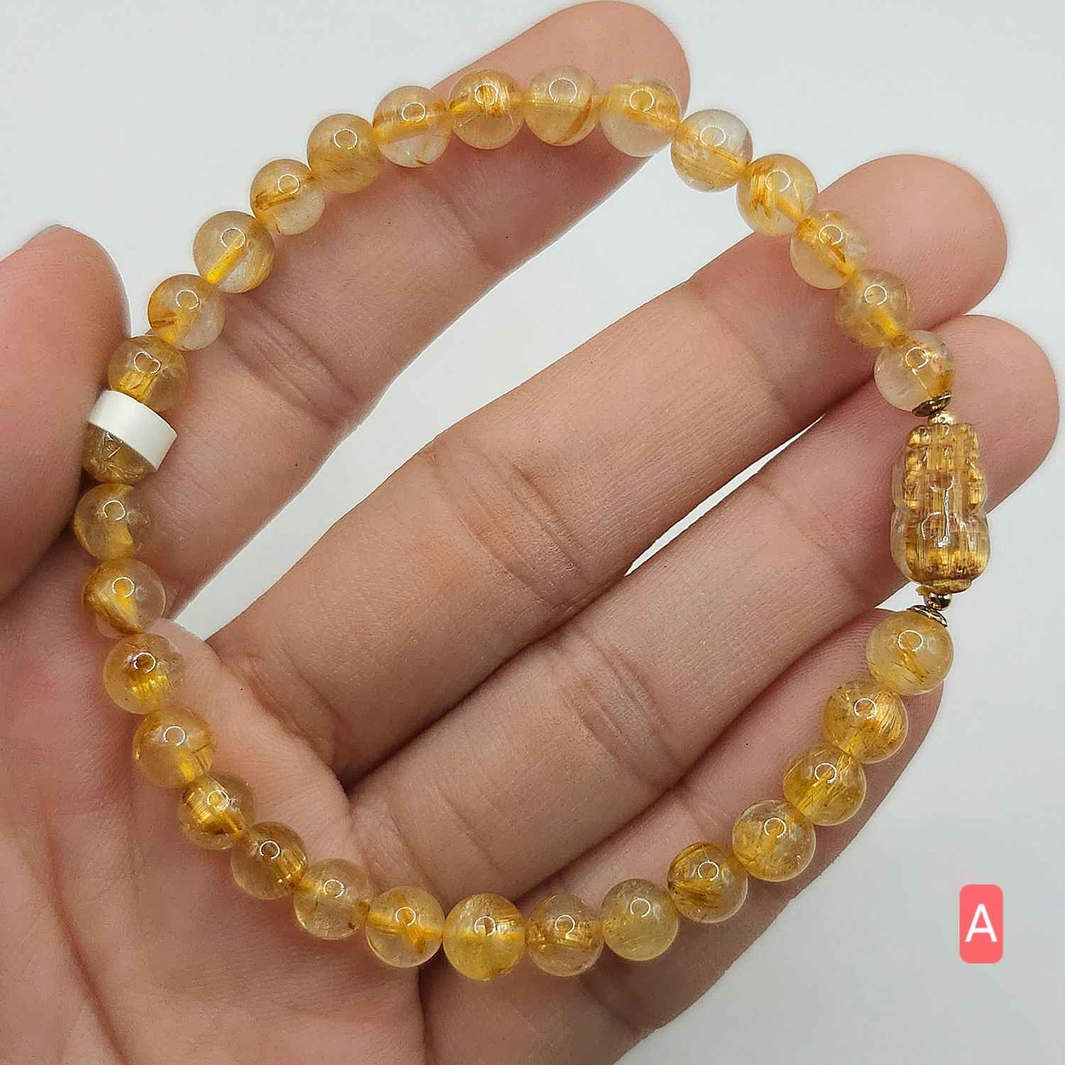Natural Golden Ruti with Pixiu