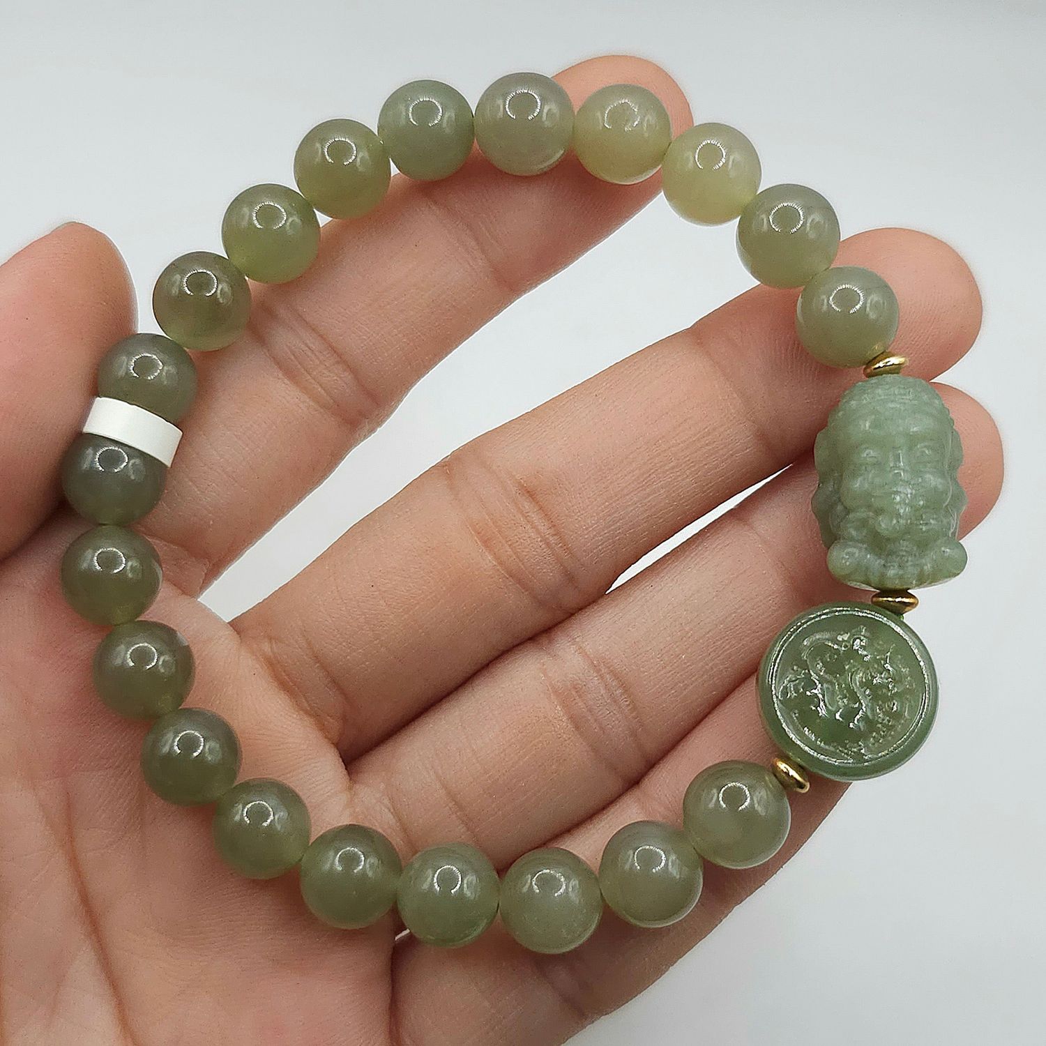 Natural Hetian Jade with Ganesha