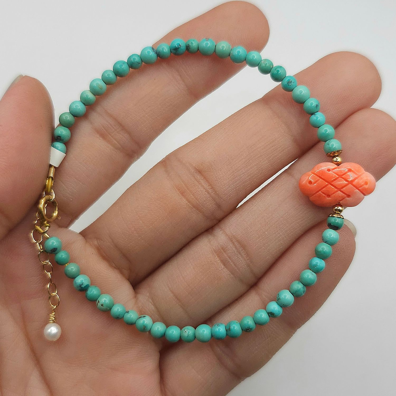 Natural Turquoise with Lucky Knot