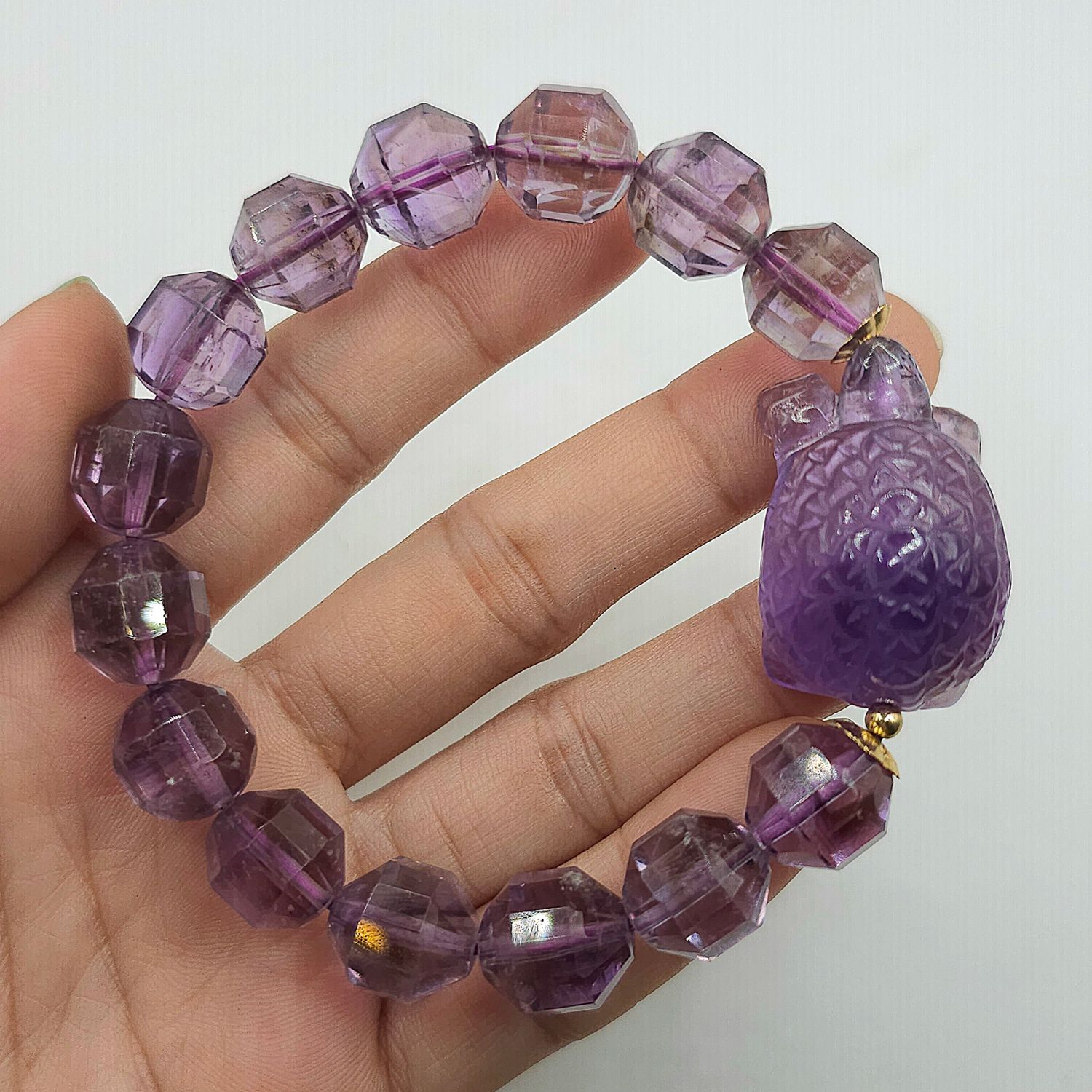 Natural Amethyst with Tortoise