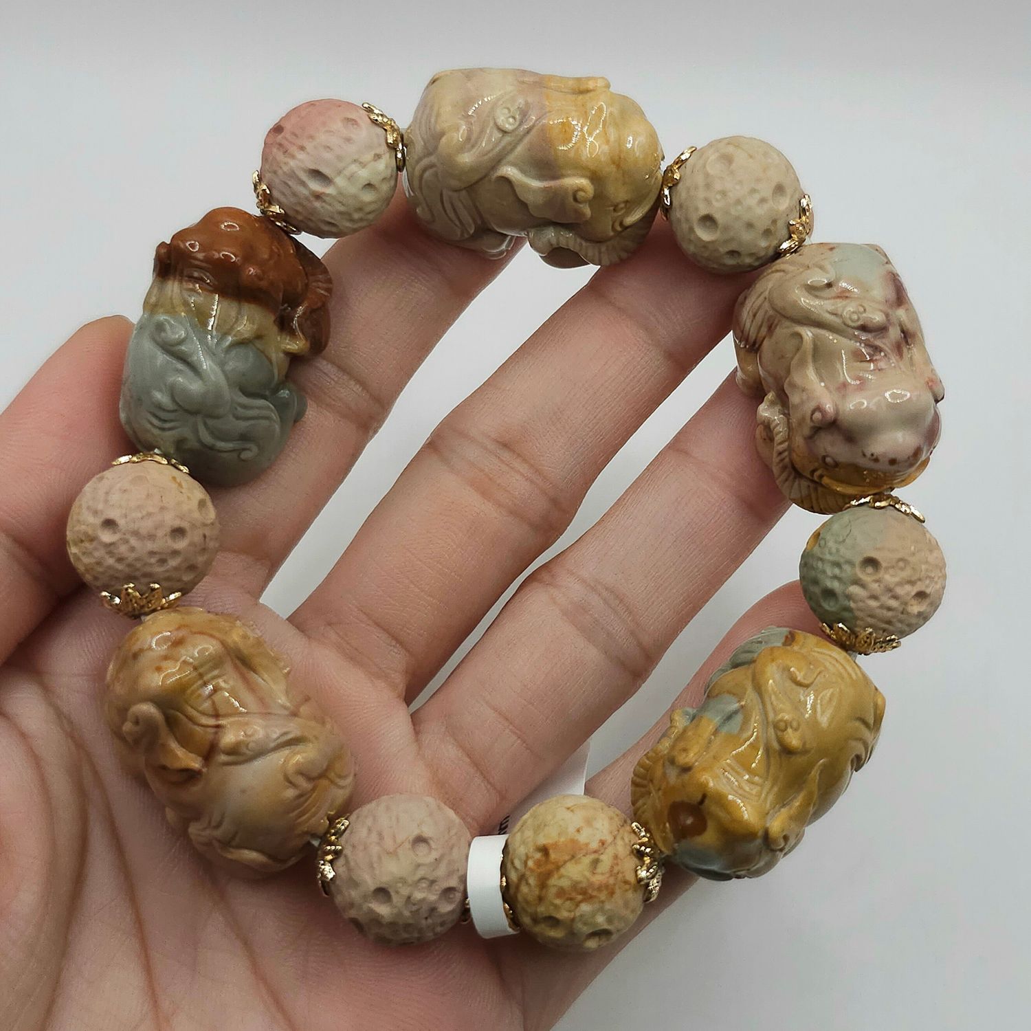 Natural Alashan Agate Elephant