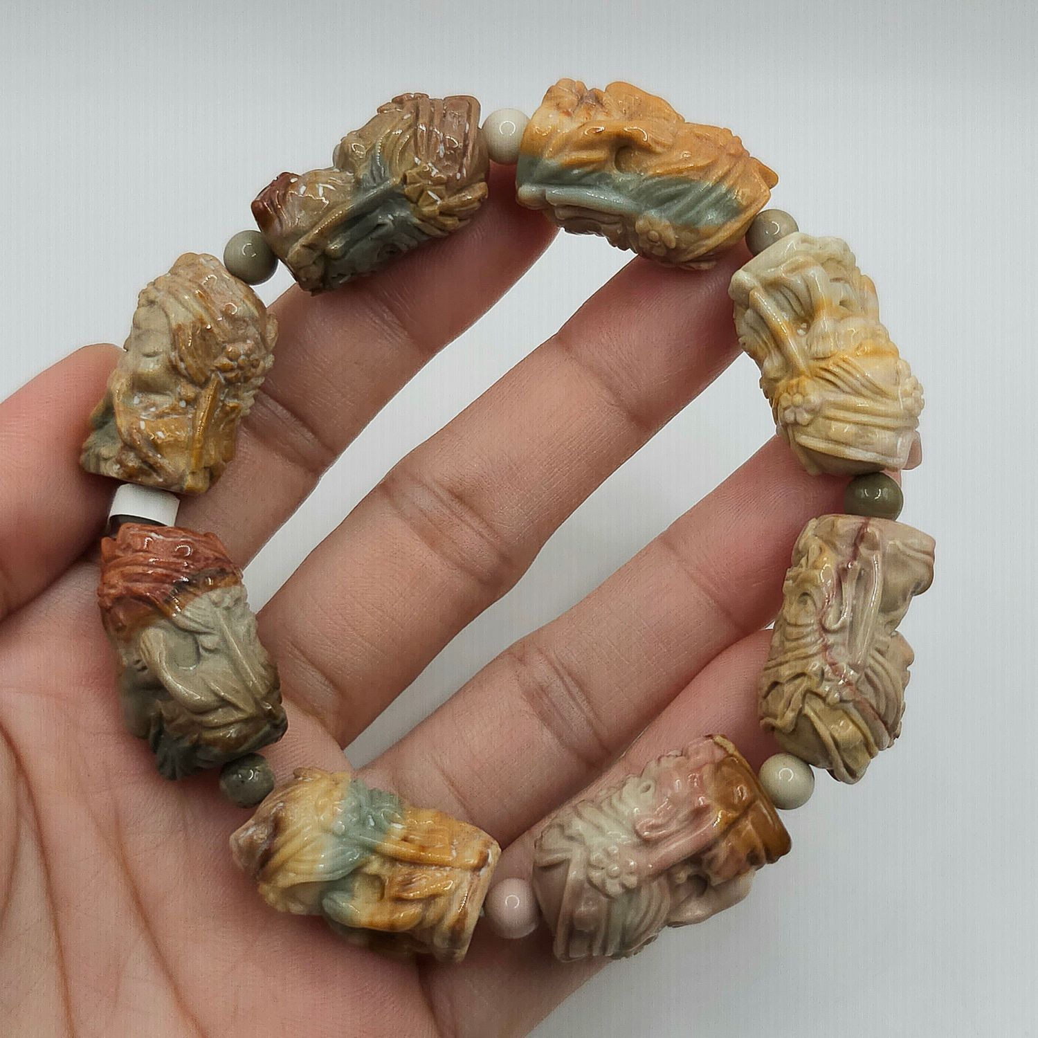 Natural Alashan Agate Guanyin